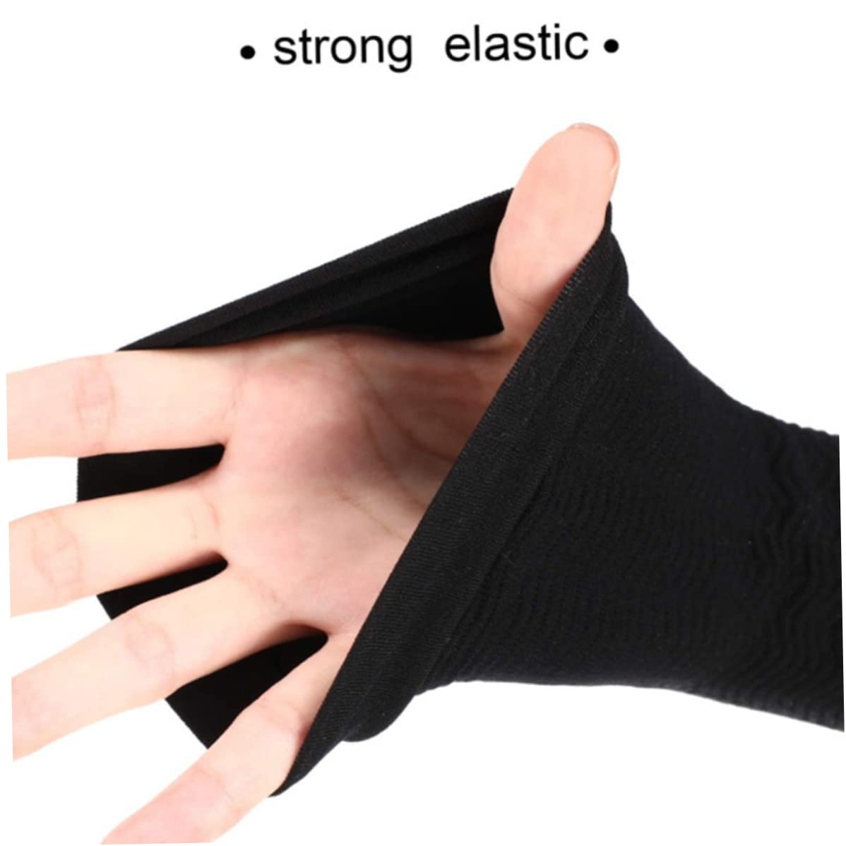 Women's Arm Shaper Sleeves - 2 Pack Black Compression Arm Sleeves for Toning & Slimming Upper Arms | Unisex Design for Women & Men | Perfect for Workouts, Yoga, and Everyday Wear