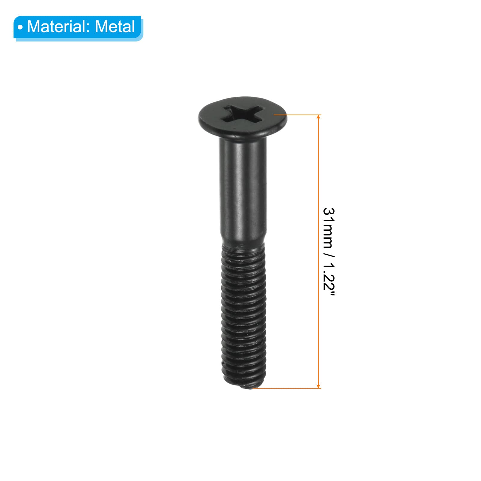 PATIKIL Skateboard Hardware Kit - 1.22