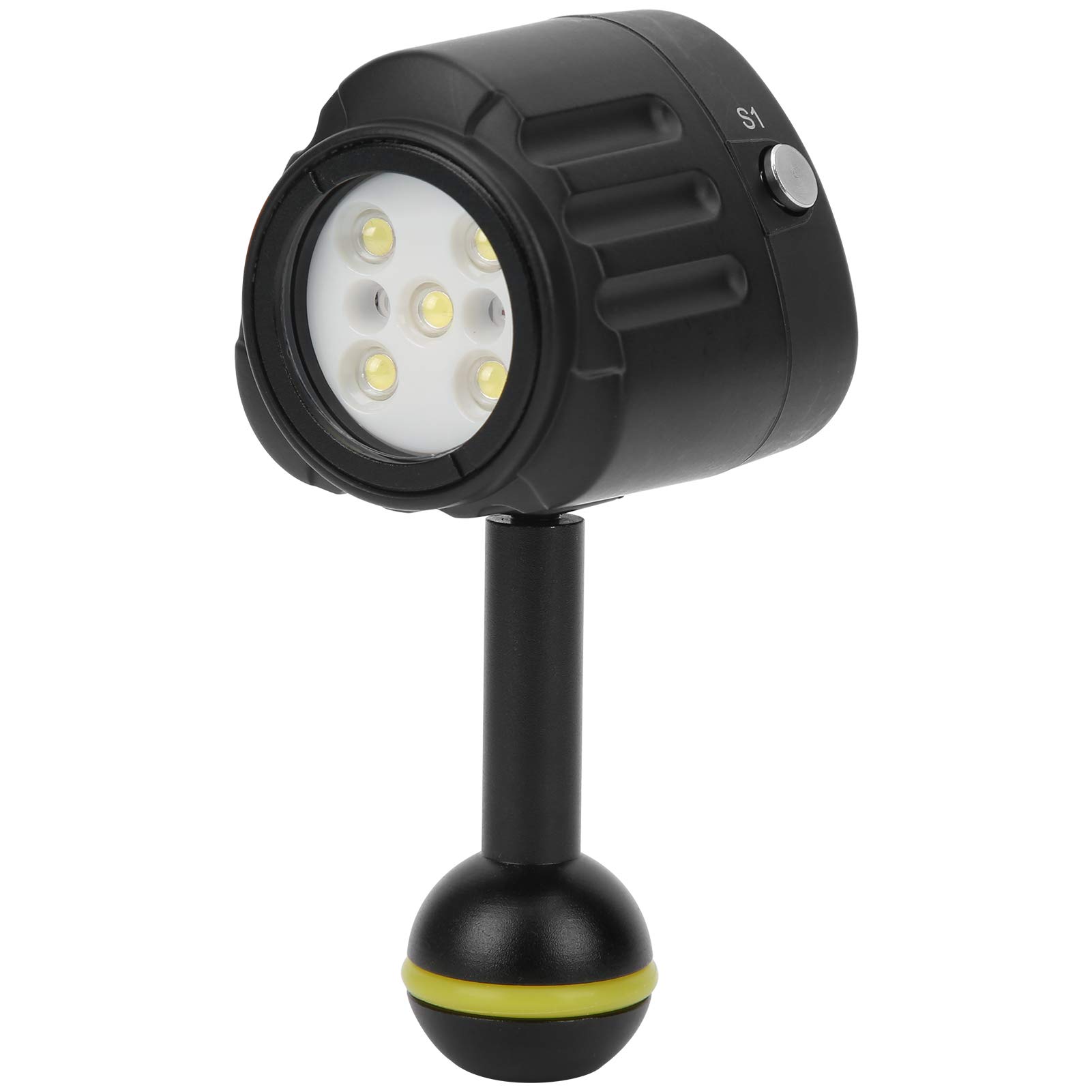 40M Waterproof LED Diving Light - 1000LM 7500K Rechargeable Underwater Video Light for Scuba Diving, Snorkeling & Underwater Photography