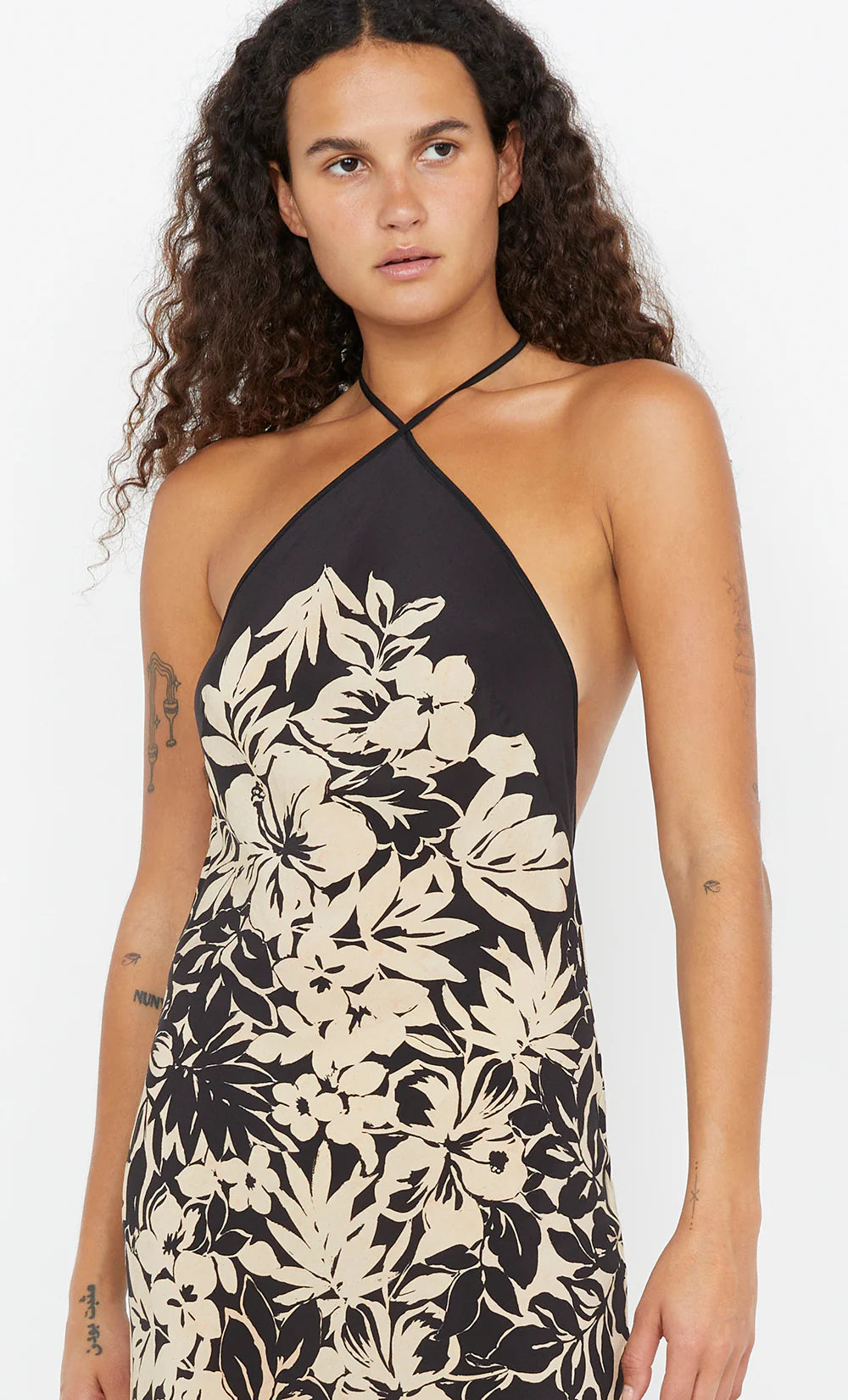 Astala Women's Midi Dress with Ilia Floral Print - Elegant Summer Flowy Dress for Casual Outings, Beach Vacations & Date Nights