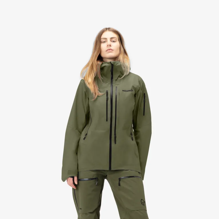 Norrona Lofoten Gore-Tex Pro Waterproof Jacket for Women - Lightweight Hiking & Outdoor Adventure Shell