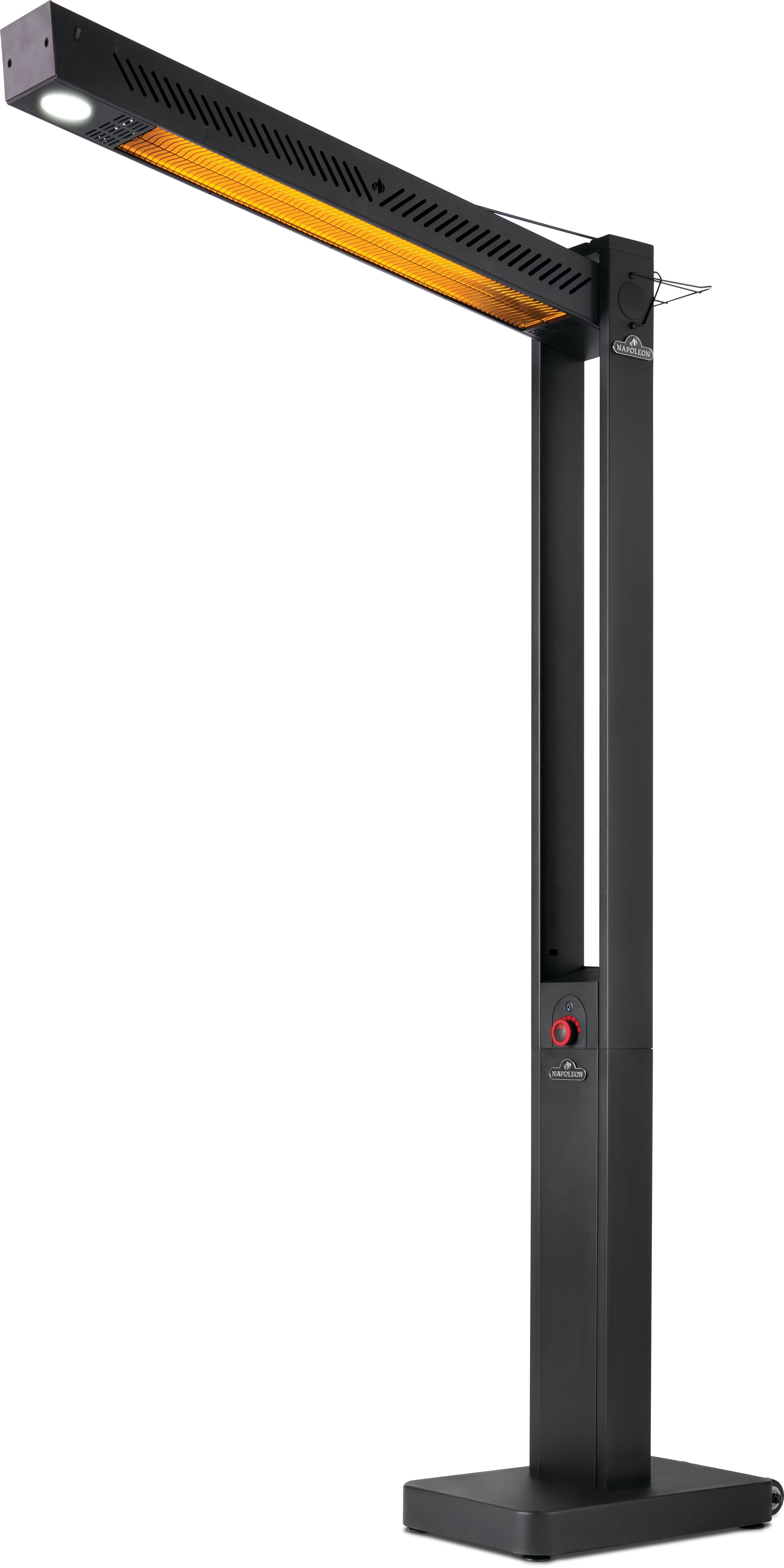 Napoleon Phantom Freestanding Outdoor Electric Infrared Heater - Patio, Deck & Backyard Heating Solution for Year-Round Comfort