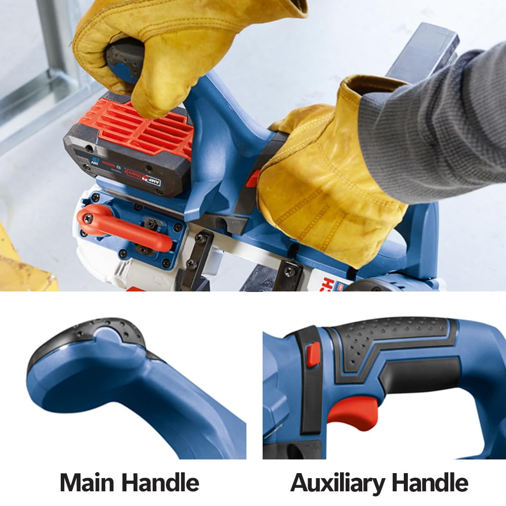 BOSCH GCB18V-2N 18V Cordless Compact Band Saw - Bare Tool for Woodworking, Metal Cutting & DIY Projects