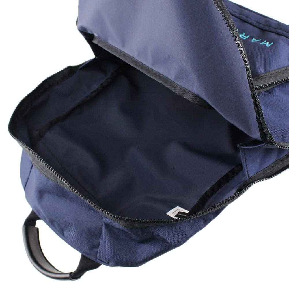 Marc Jacobs All Star Backpack for Women & Men - Durable Indigo Blue School Backpack with Laptop Compartment - Perfect for College, Travel & Work Commute