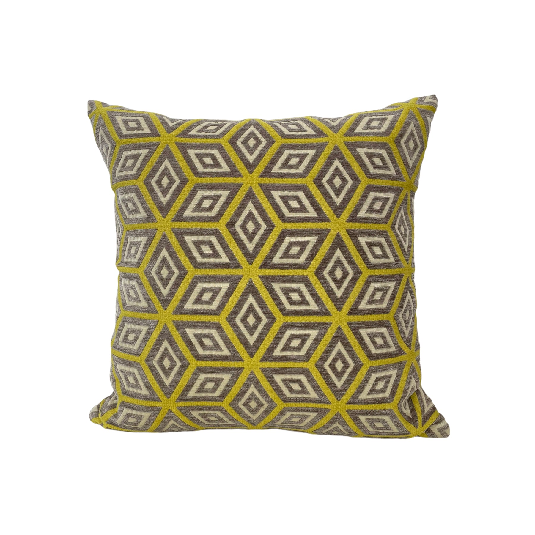 Phantom Chartreuse Throw Pillow 17x17 - Soft Decorative Cushion for Sofa, Bed & Living Room - Home Decor Accent Pillow
