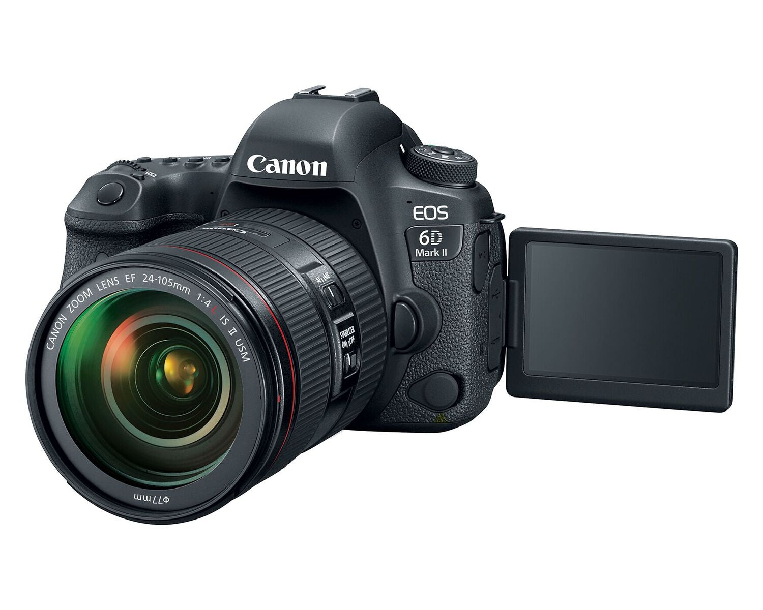 Canon EOS 6D Mark II DSLR Camera with 24-105mm f/4L USM Lens Kit - Professional Full Frame Digital Camera for Photography, Vlogging & Travel
