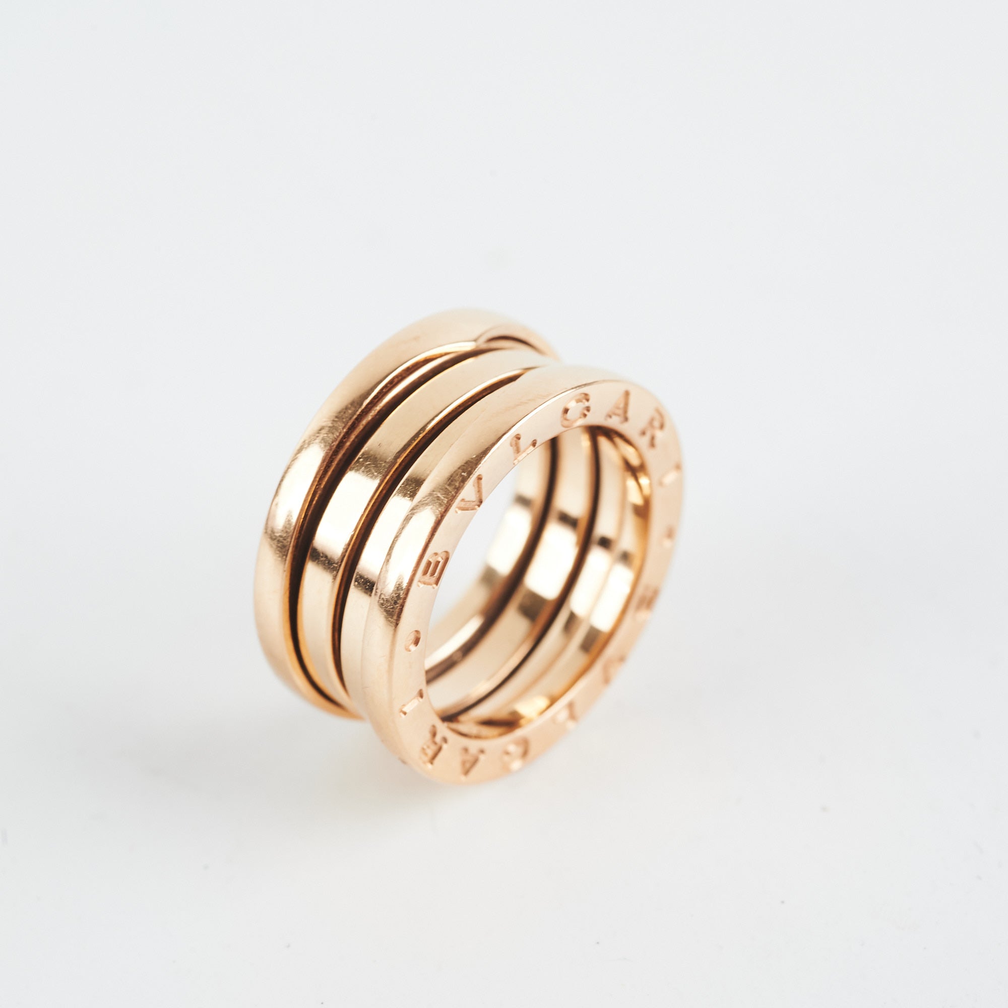 Bvlgari B Zero 1 Ring - 18K Gold or Rose Gold Luxury Band Ring for Women, Size 49 - Perfect for Weddings, Anniversaries & Special Occasions
