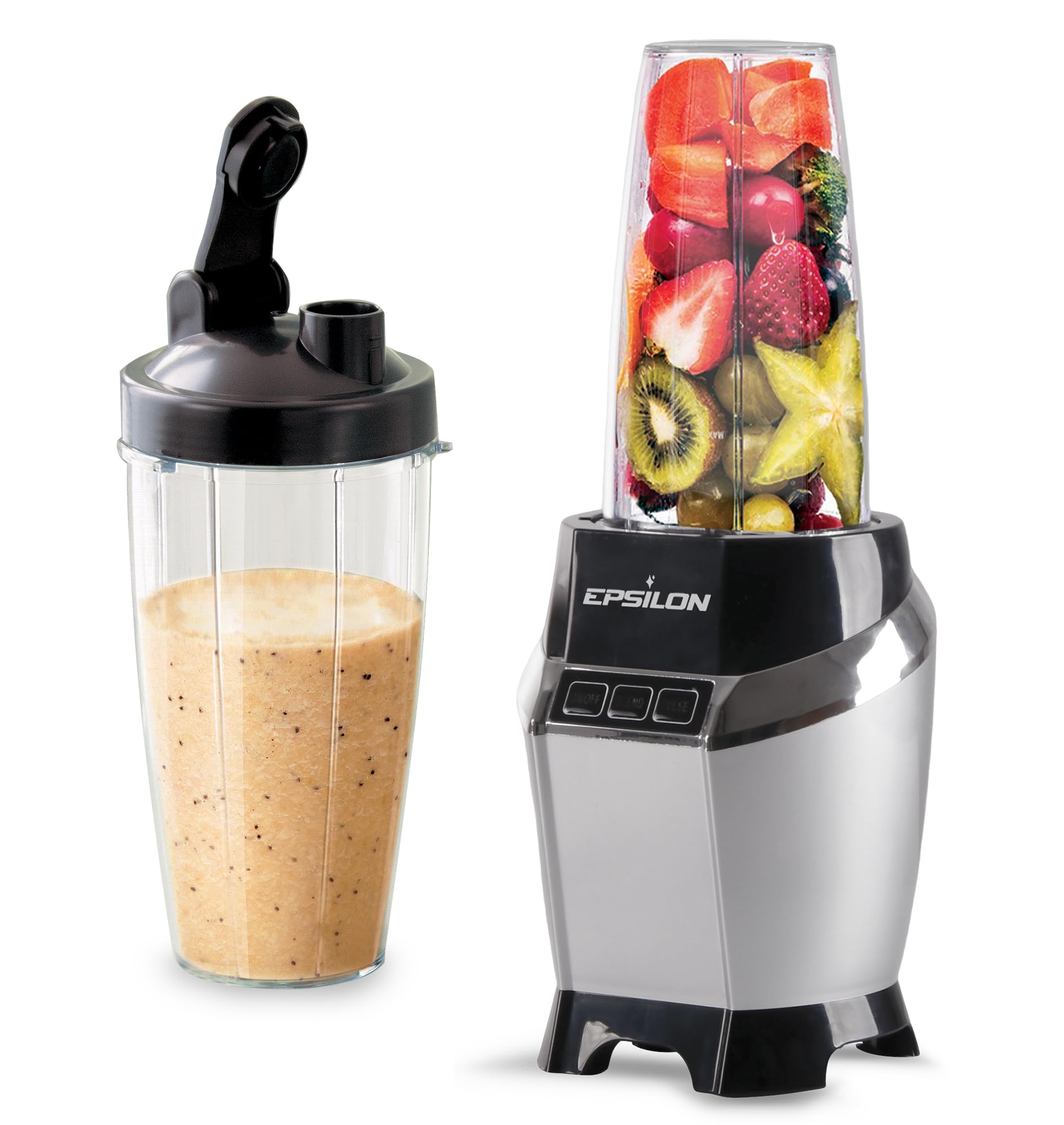 1000W Powerful Smoothie Blender - Portable Personal Blender for Protein Shakes, Frozen Fruits & Ice Crushing - 24oz BPA-Free Travel Cup with Leakproof Lid - LED Display Nutrient Juicer - Perfect for Gym, Kitchen & Outdoor Adventures - Black