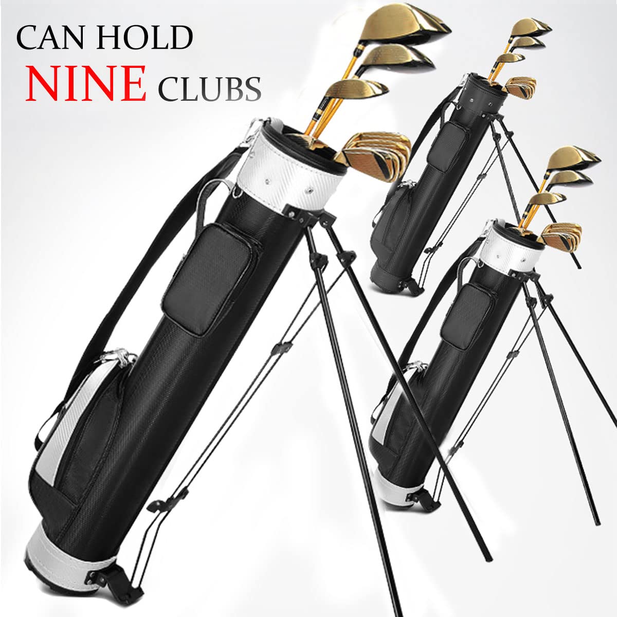 **Lightweight Waterproof Golf Stand Bag for Men & Women - Durable & Easy Carry Sunday Golf Bag for Course & Travel - Perfect for Weekend Golfers & Frequent Travelers**