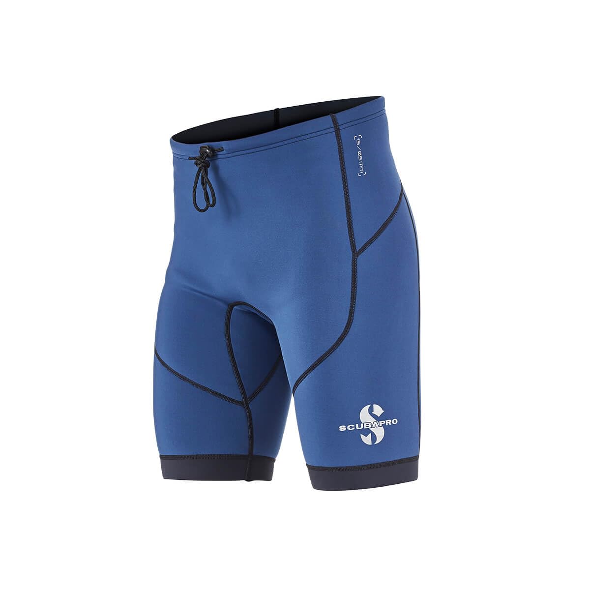 Scubapro Men's 1.5mm Everflex Neoprene Shorts - Comfortable Swim & Dive Shorts for Scuba Diving, Snorkeling, Surfing & Water Sports