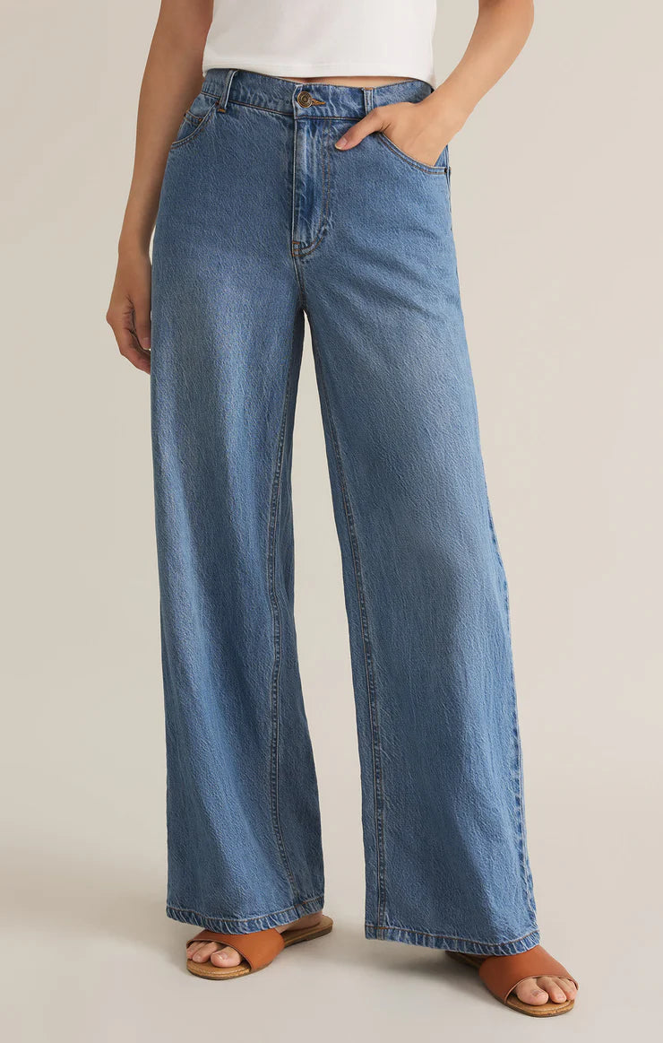Z Supply Mia Luxe Soft Denim Pants for Women - High Waisted Stretch Skinny Jeans | Comfortable & Stylish for Casual Wear, Office, and Date Night