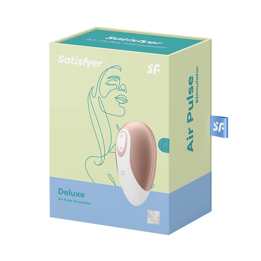 Satisfyer Deluxe Air Pulse Vibrator for Women - Clitoral Stimulation & Sexual Pleasure Device | Adult Sex Toy for Female Wellness & Intimate Moments | Perfect for Solo Play & Couples Use