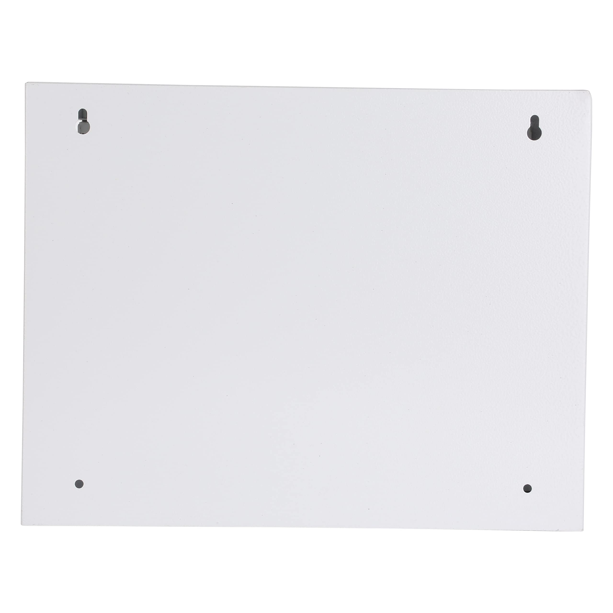 Wall Mounted AED Cabinet for Defibrillator Storage - White Alarmed Security Cabinet Fits Phillips/Heartsine/Defibtech - Ideal for Offices, Schools & Public Spaces