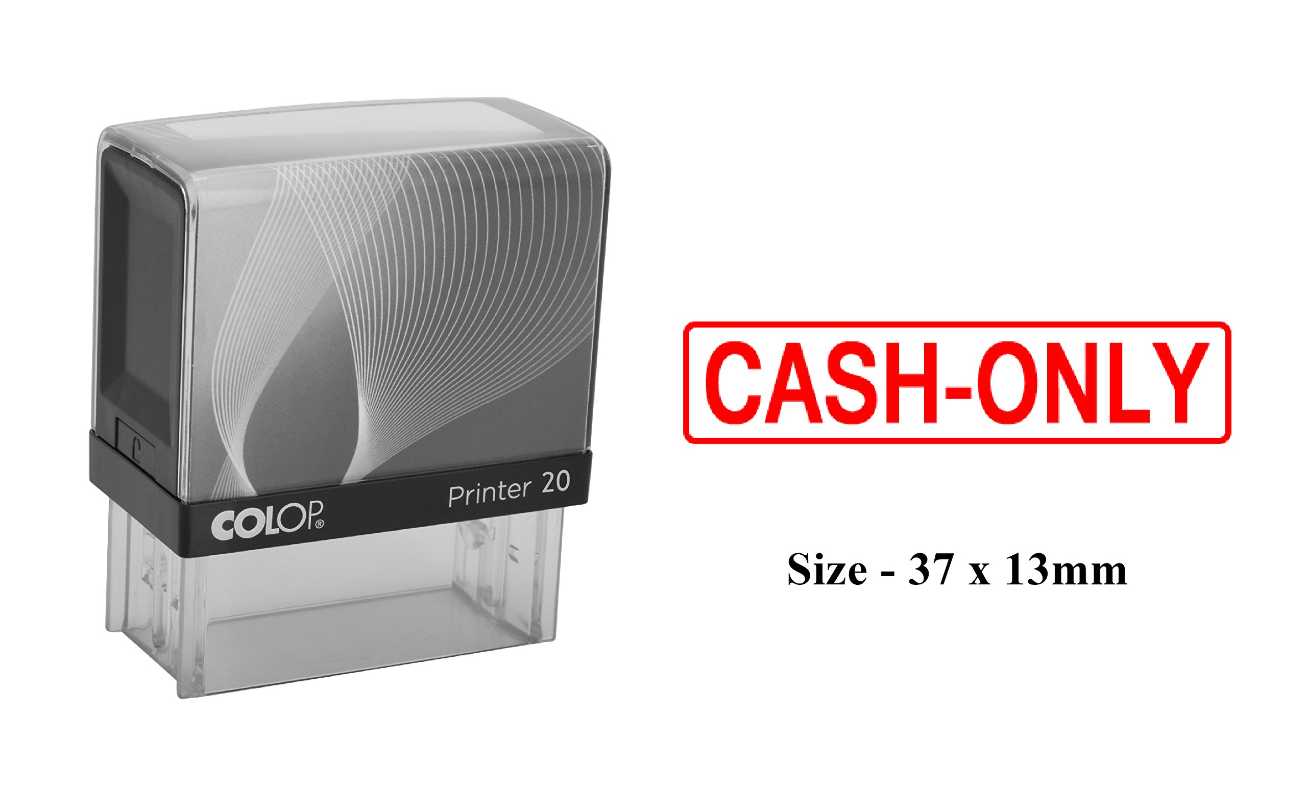 Colop Self-Inking Stamp - Clear Office Stamp for Documents & Paperwork