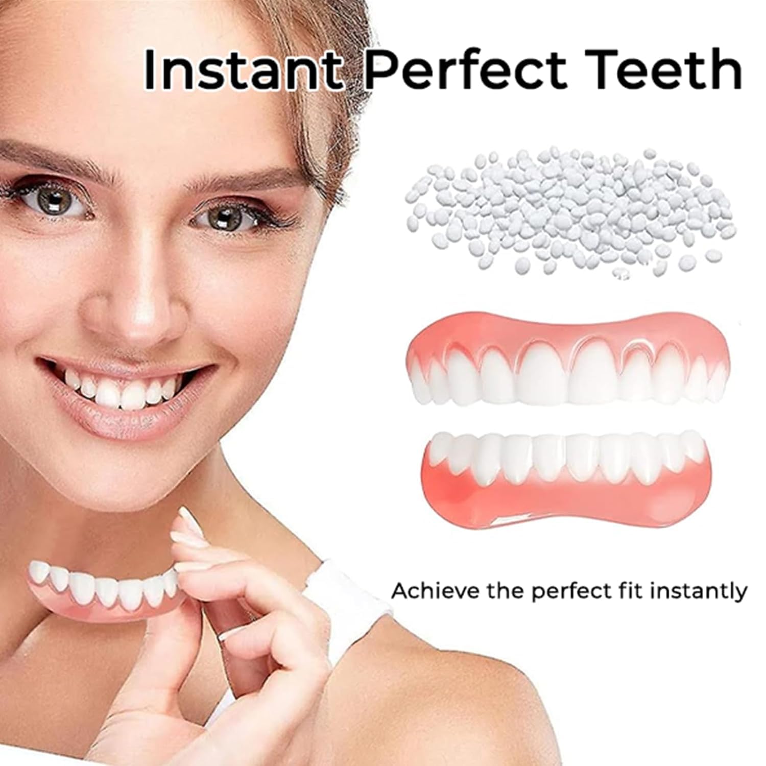Yunpso Denture Reline Kit - Soft Silicone Denture Repair Kit for Men & Women (1 Set) | At-Home Denture Adjustment & Comfort Solution for Loose Dentures
