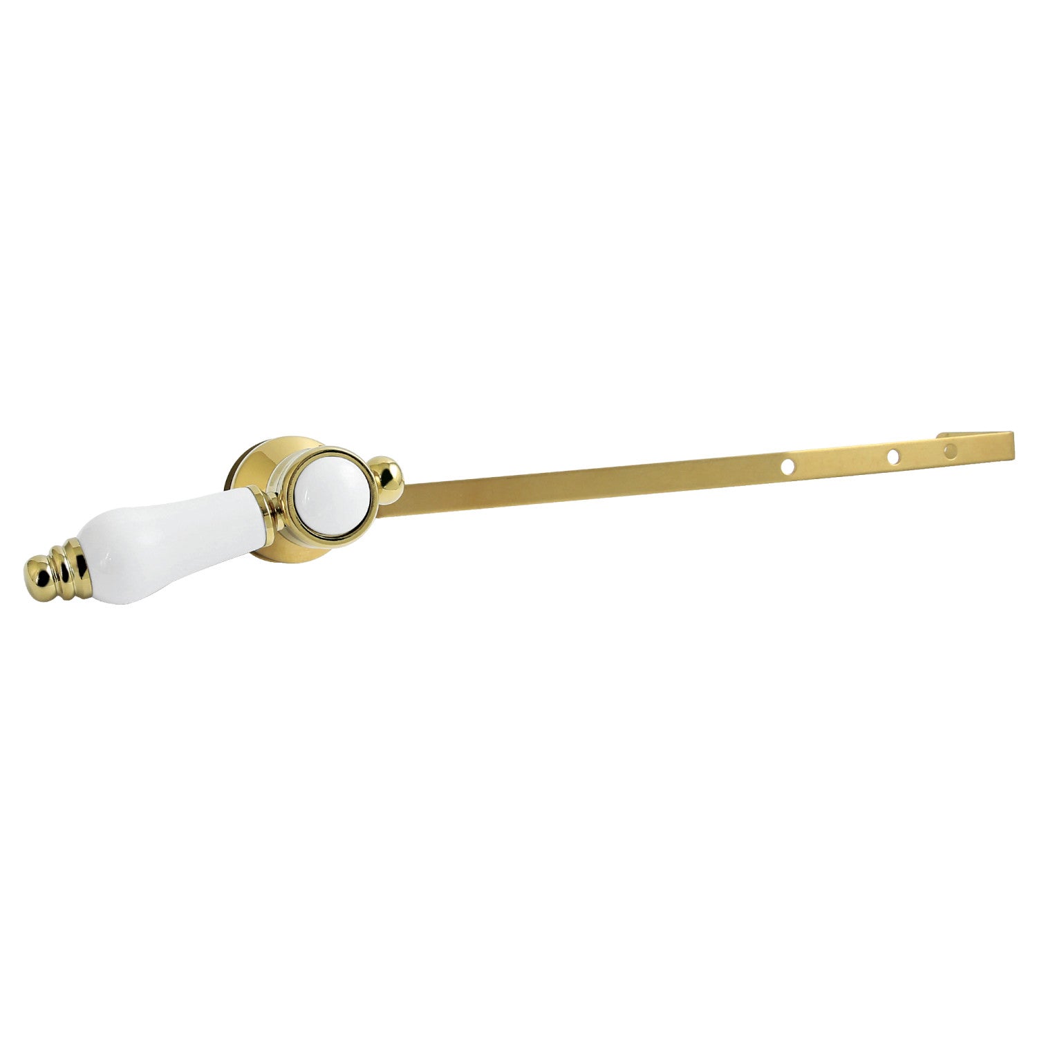 Bel Air KTBPLD2 Universal Front or Side Mount Toilet Tank Lever in Polished Brass - Durable Replacement for Home & Commercial Bathroom Upgrades