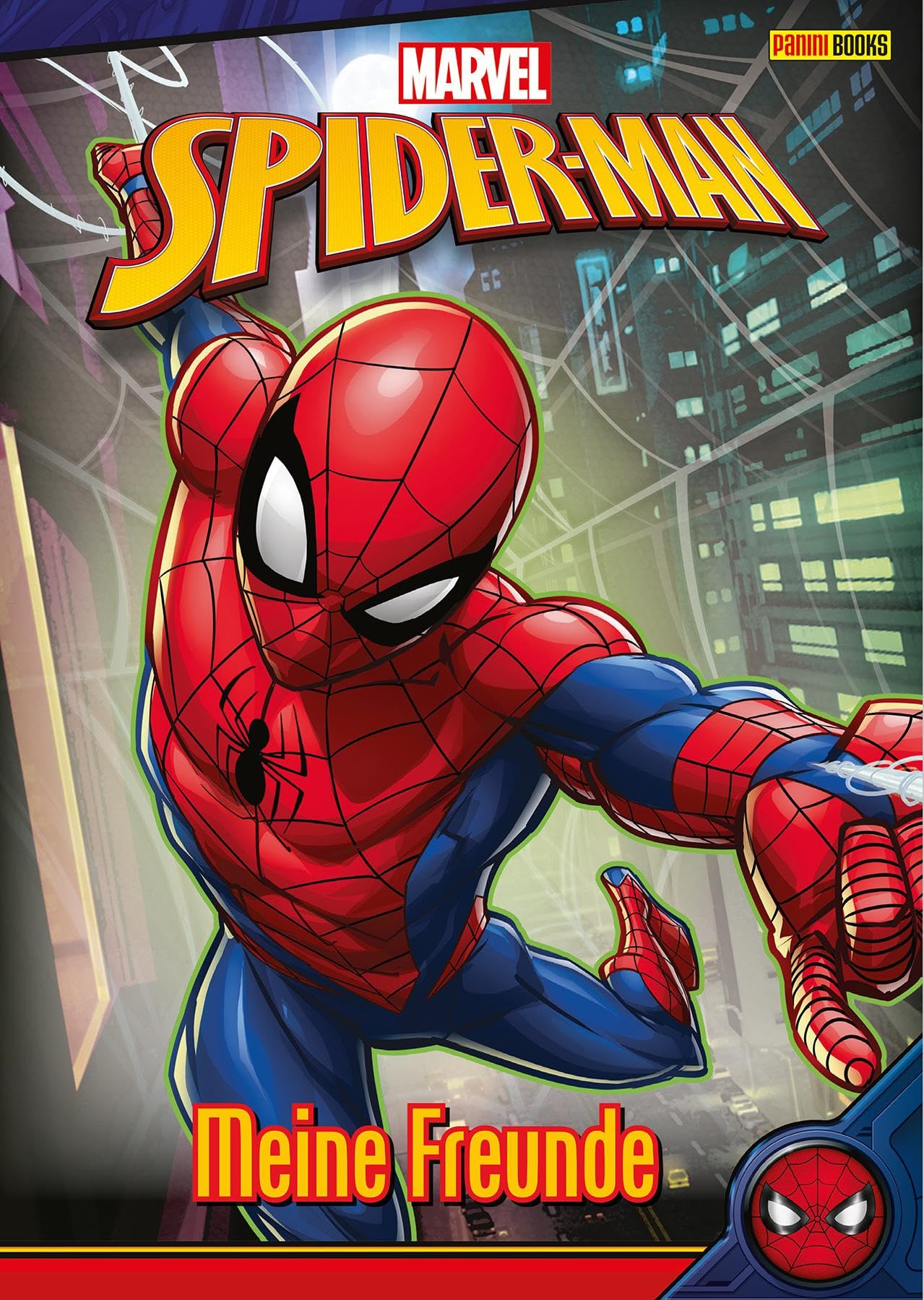 Marvel Spider-Man Friendship Book for Kids - My Friends Scrapbook Album - Perfect for Birthday Gifts, School Memories & Superhero Theme Parties