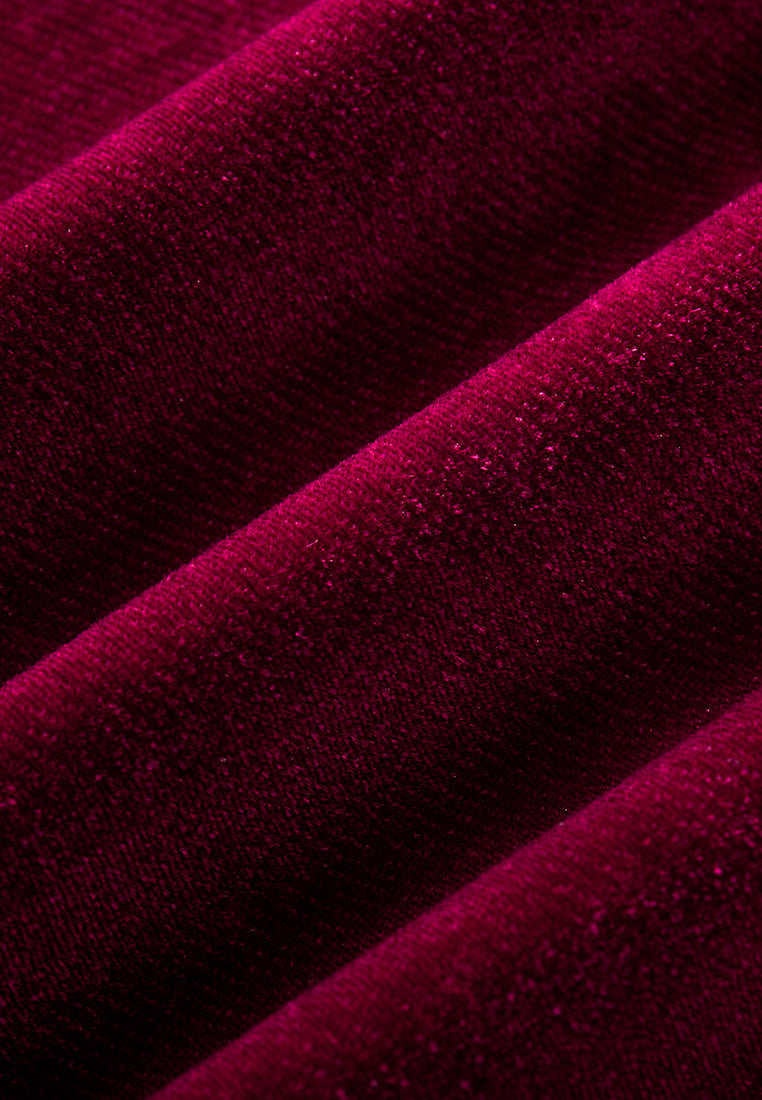 Wide Leg Velvet Trousers for Women - Soft Stretch Palazzo Pants - Elegant Lounge & Evening Wear