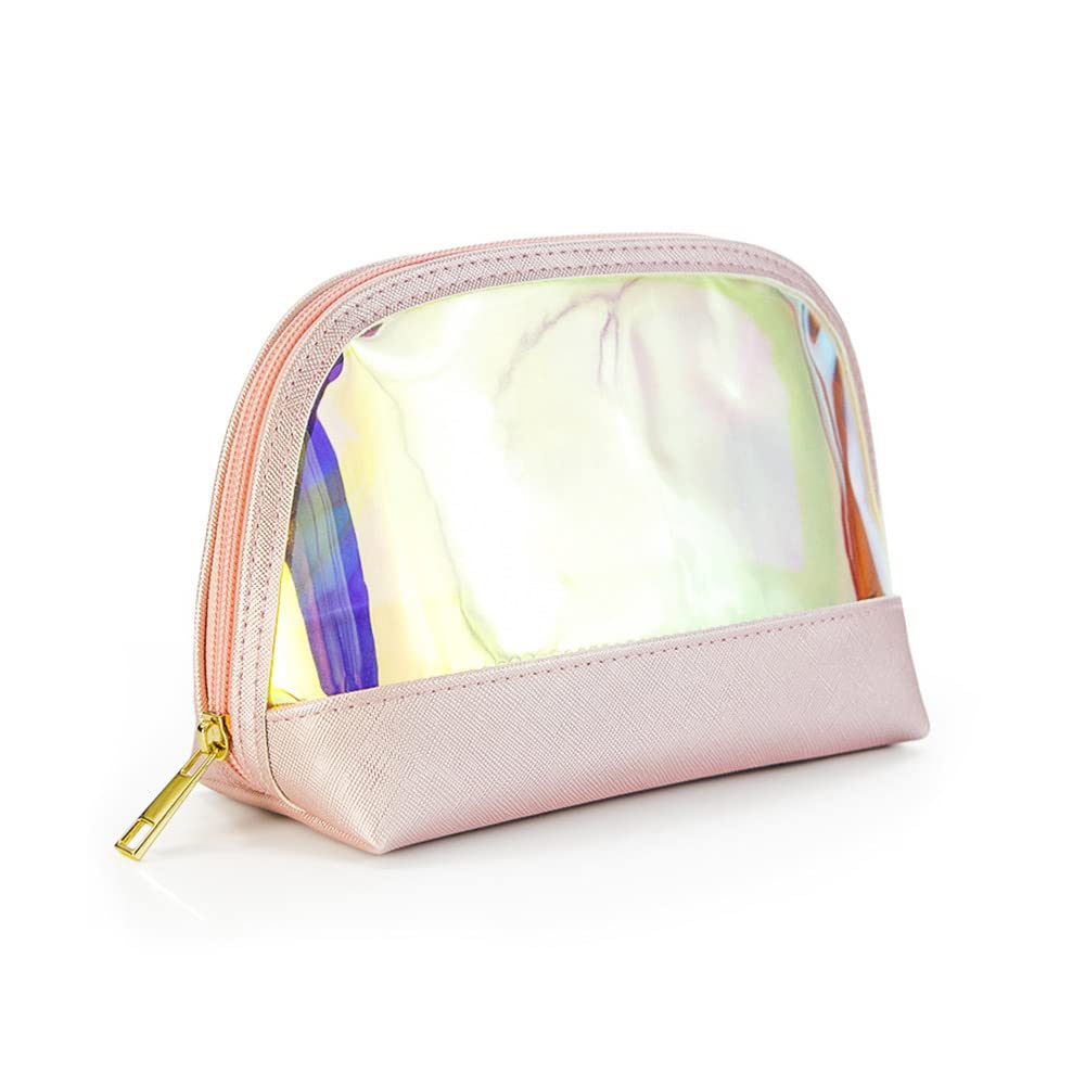 Waterproof Cosmetic Bag for Travel - Multifunctional Transparent Makeup Brush Organizer & Portable Wash Bag | Perfect for Makeup Storage, Gym Essentials, and Toiletry Organization