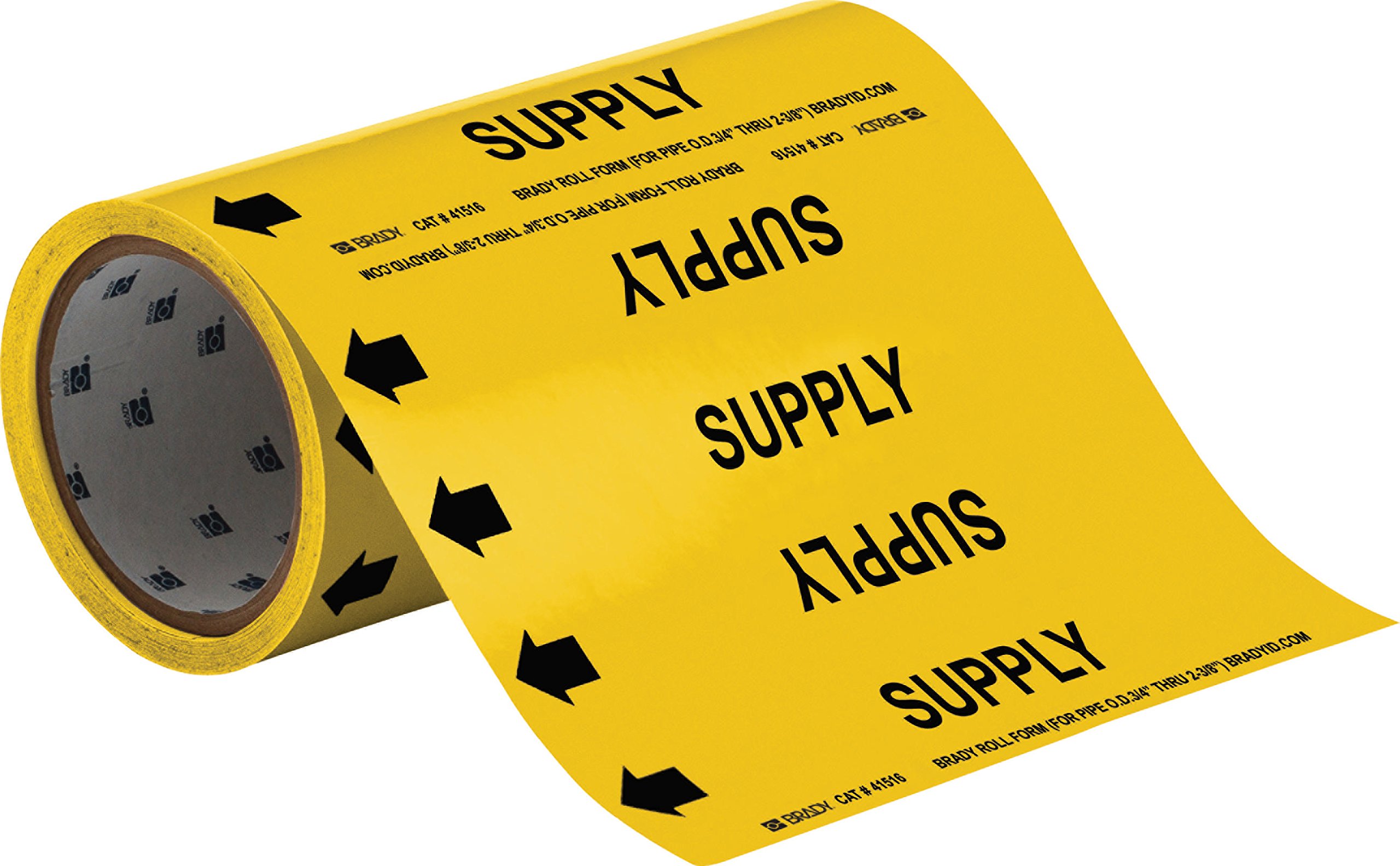 Brady 41516 Roll Form Pipe Markers, B-946, 8