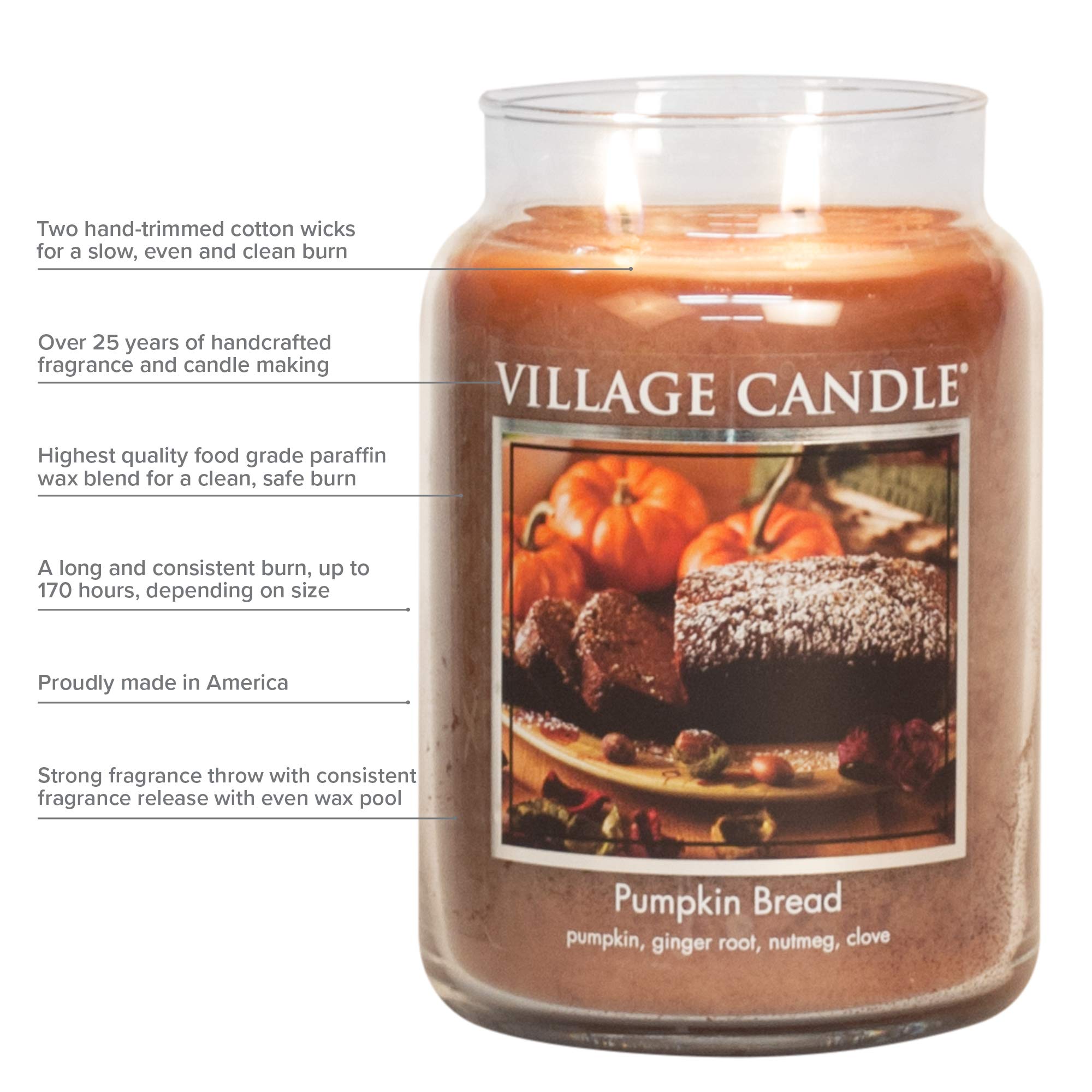Village Candle Eucalyptus Mint & Lavender Scented Candle Set - Large 21.25oz Glass Apothecary Jar - Aromatherapy Candles for Relaxation, Spa & Home Decor