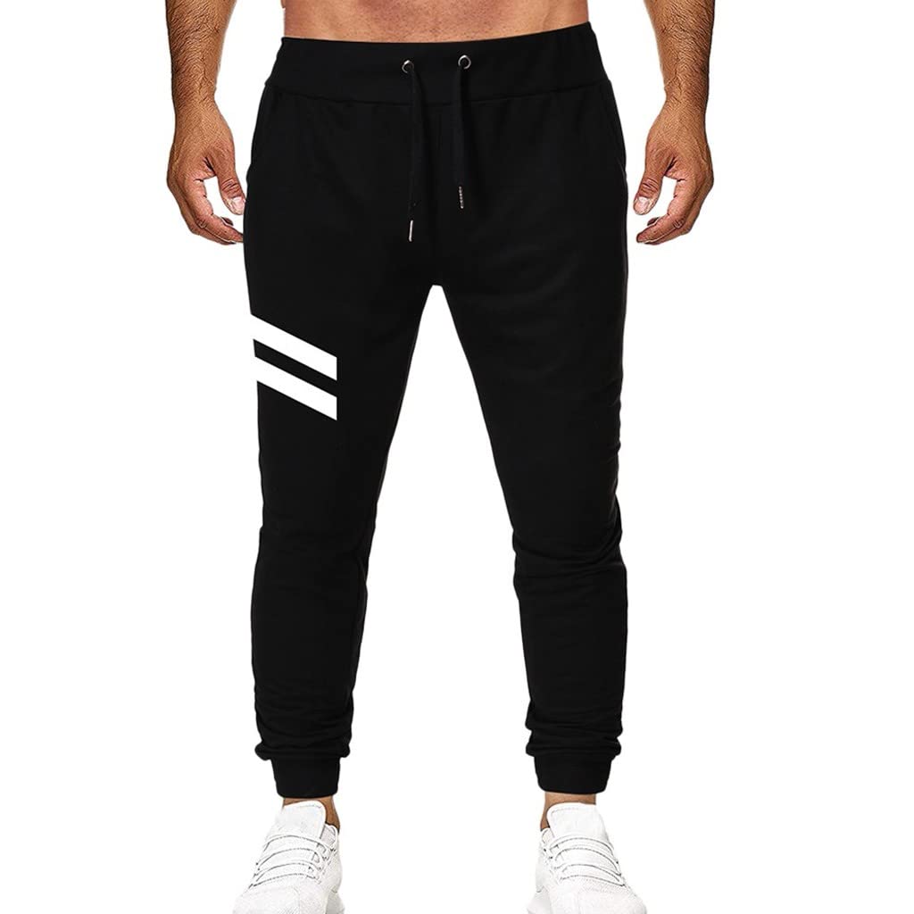 LIANGTUOHAI Men's Athletic Jogger Pants - Casual Running Sweatpants with Drawstring Waist for Outdoor Sports & Gym Workouts - Perfect for Workout, Lounge & Travel