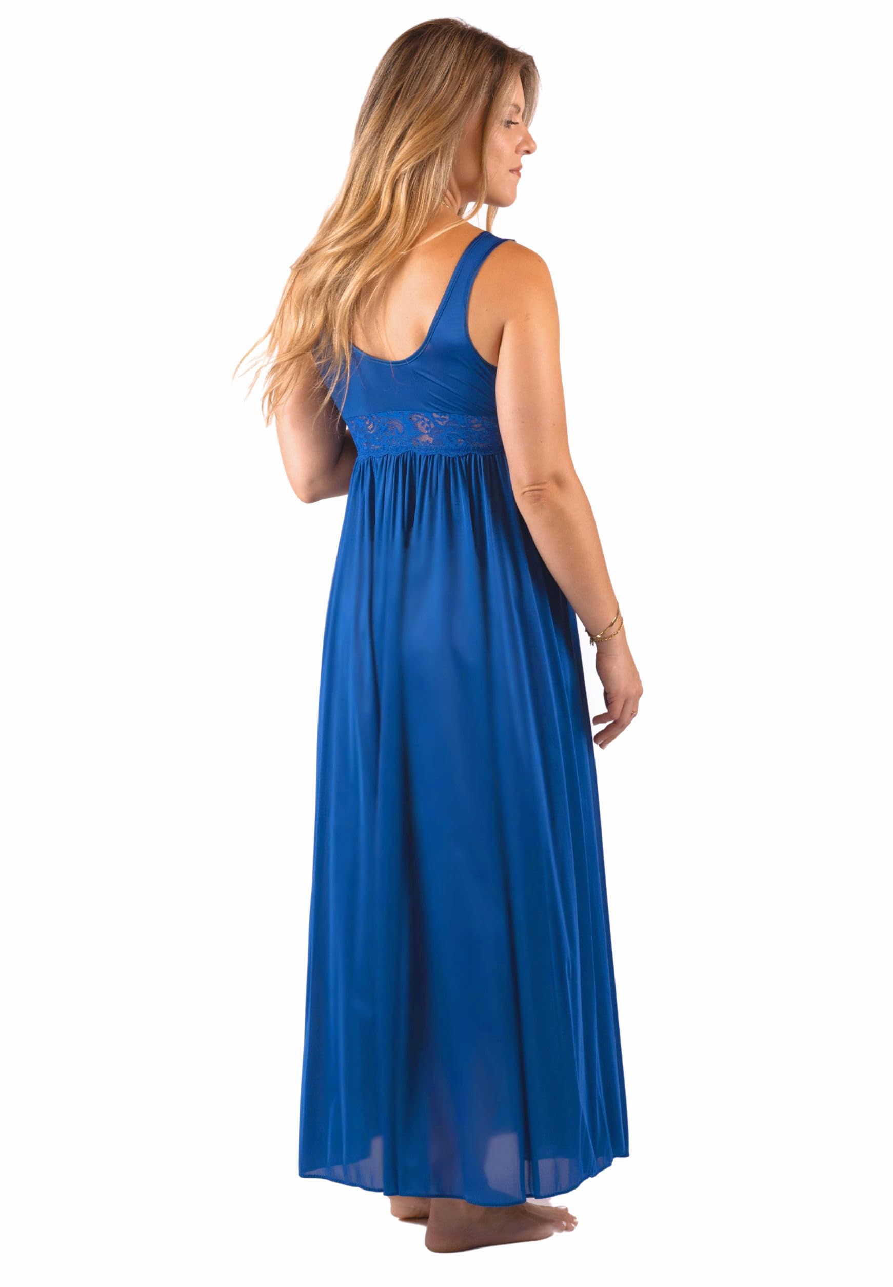 Shadowline Women's Nightgown & Robe Peignoir Set - Silky Nylon Sleepwear for Comfortable Nights & Romantic Evenings | Perfect for Bedtime, Lounging & Bridal Lingerie