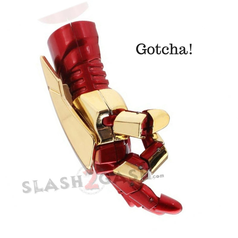 Iron Man USB Flash Drive 2.0 with LED Light Up Eyes - 16GB Memory Stick for Superhero Fans, Marvel Collectors & Tech Gifts - Perfect for School, Office & Cosplay Accessories