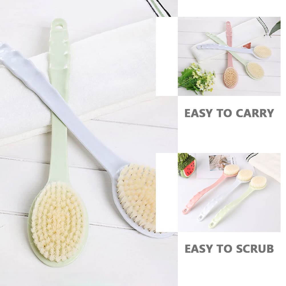 6 Pcs Long-handle Cleaning Brushes for Home & Massage Use