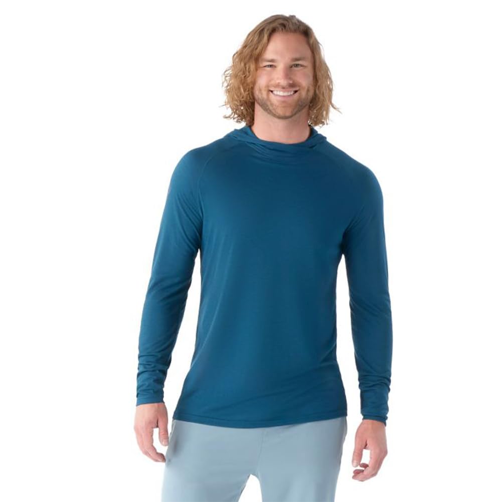 Smartwool Men's Active Hoodie - Lightweight Merino Wool Pullover for Hiking, Running & Outdoor Activities - Pack of 1