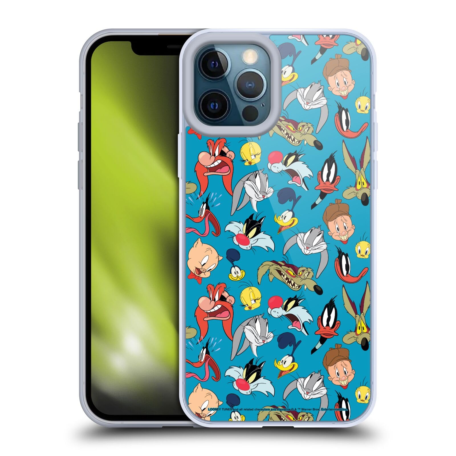 Officially Licensed Looney Tunes Soft Gel Phone Case for iPhone 12 Pro Max - Durable Protective Cover with Fun Cartoon Designs | Perfect for Everyday Use, Gift Giving & Themed Parties