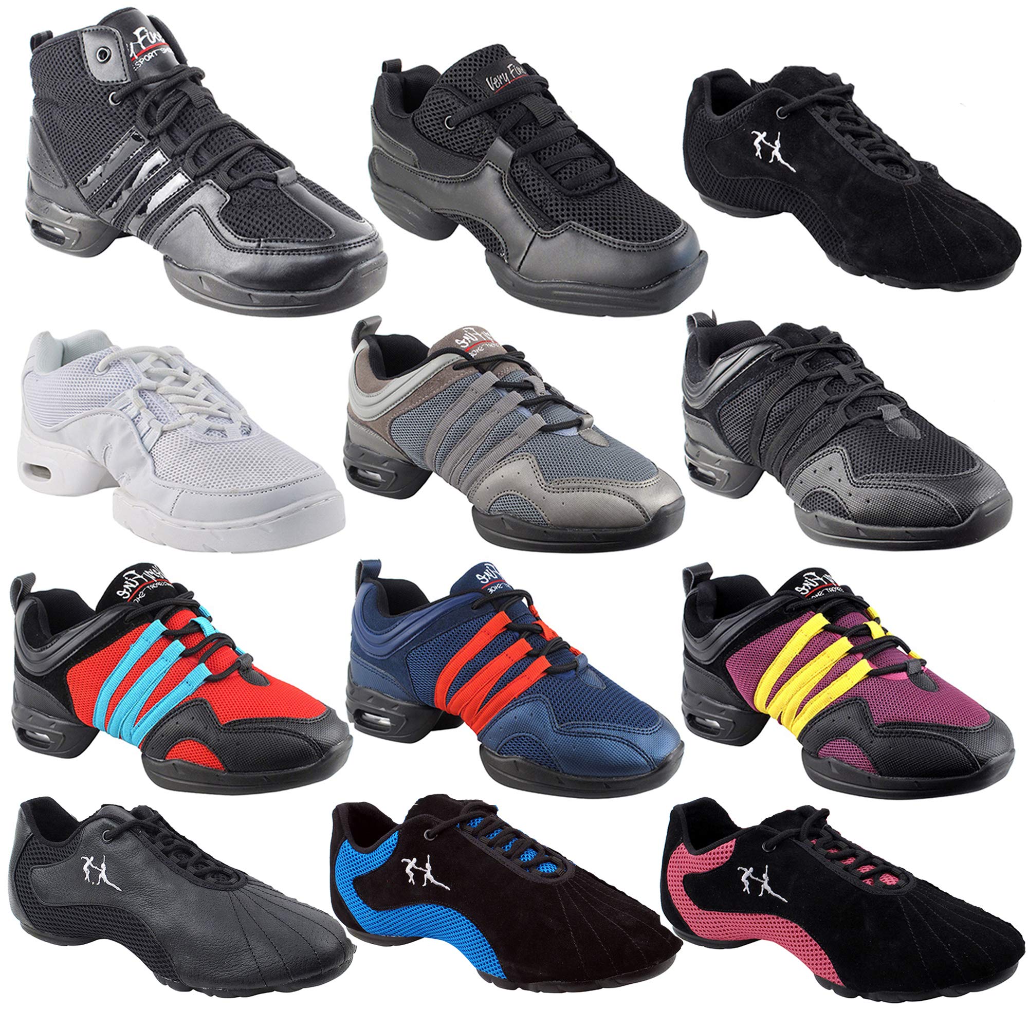 Best Unisex Jazz Dance Shoes for Hip Hop, Zumba, Swing & Salsa - Comfortable Latin Dance Sneakers for Men & Women - Perfect for Dance Classes, Performances & Practice