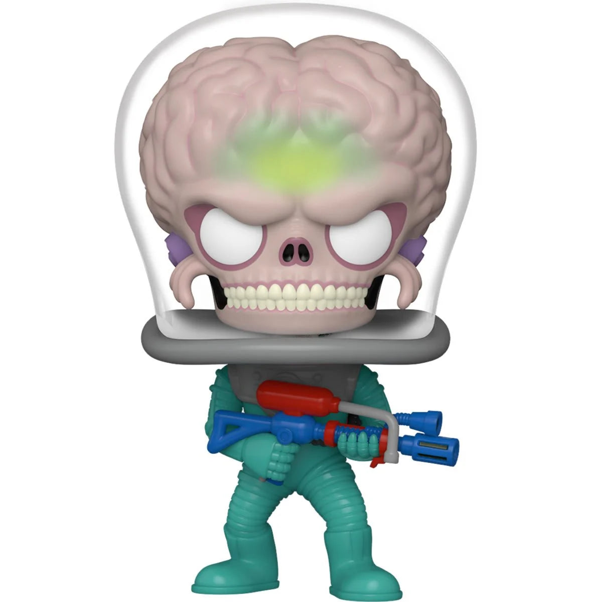 Mars Attacks: Martian Soldier Action Figure - Collectible Alien Toy for Sci-Fi Fans & Movie Enthusiasts - Perfect for Display, Gifts, and Role-Playing Games