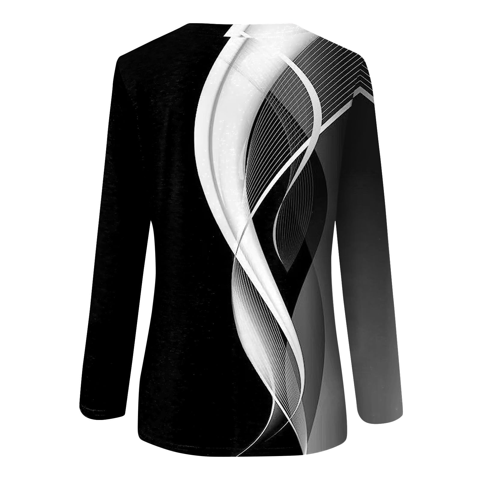 Women's Long Sleeve T-Shirts - Fashion Casual Crew Neck Printed Tops for Everyday Wear | Perfect for Work, Outfits & Layering