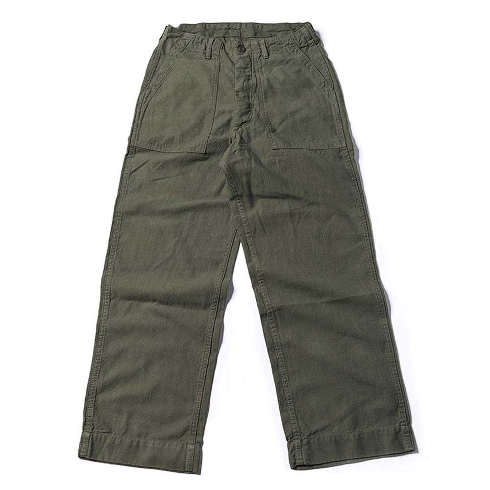 VTGDR Non Stock 8oz OG-107 Military Fatigue Pants - Vintage Army Style Work Pants for Men, Durable Outdoor Hiking & Workwear