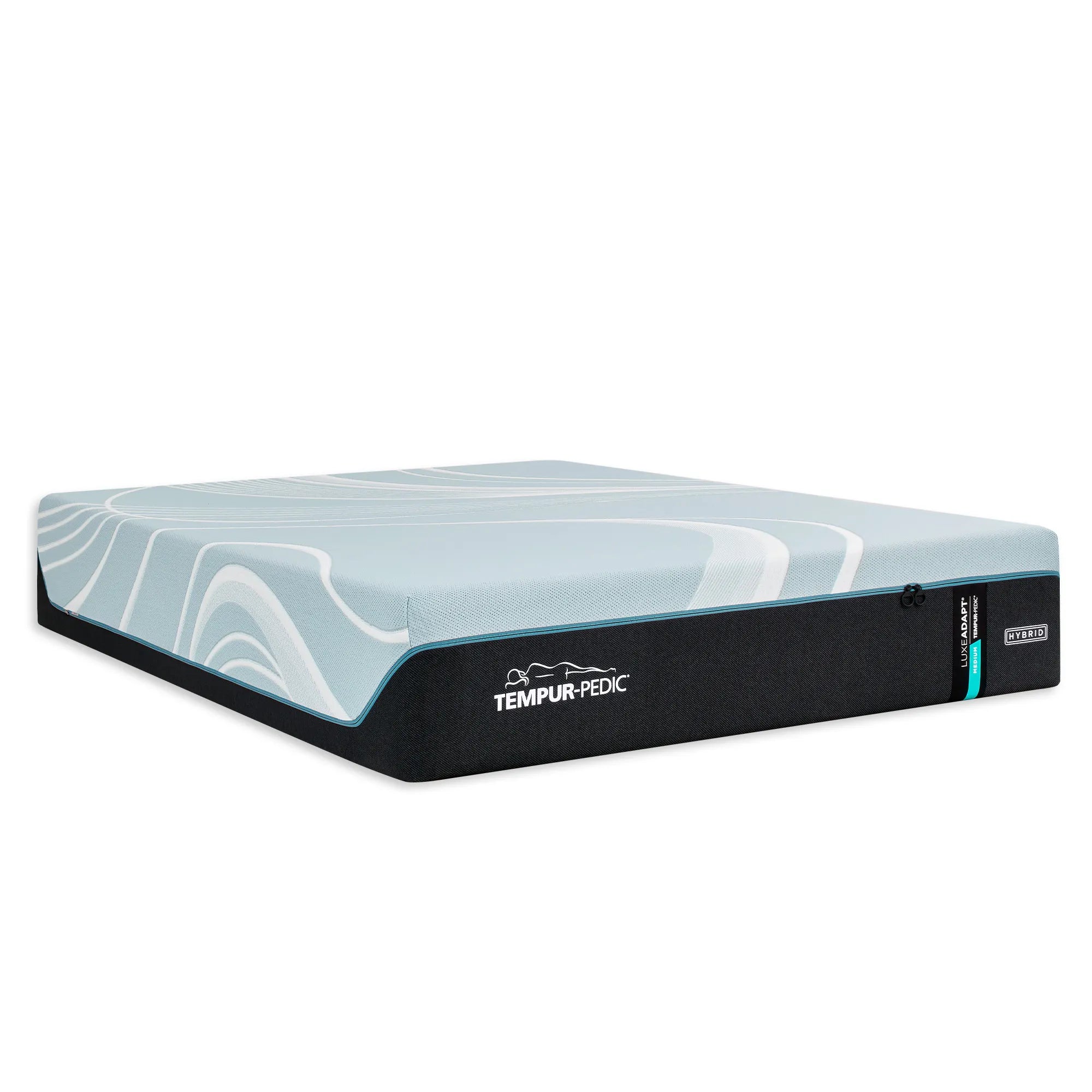 TEMPUR LuxeAdapt® Medium Hybrid Mattress - Premium Memory Foam & Spring Support for Back Pain Relief - Perfect for Side, Back & Stomach Sleepers - Ideal for Master Bedroom & Guest Room Use