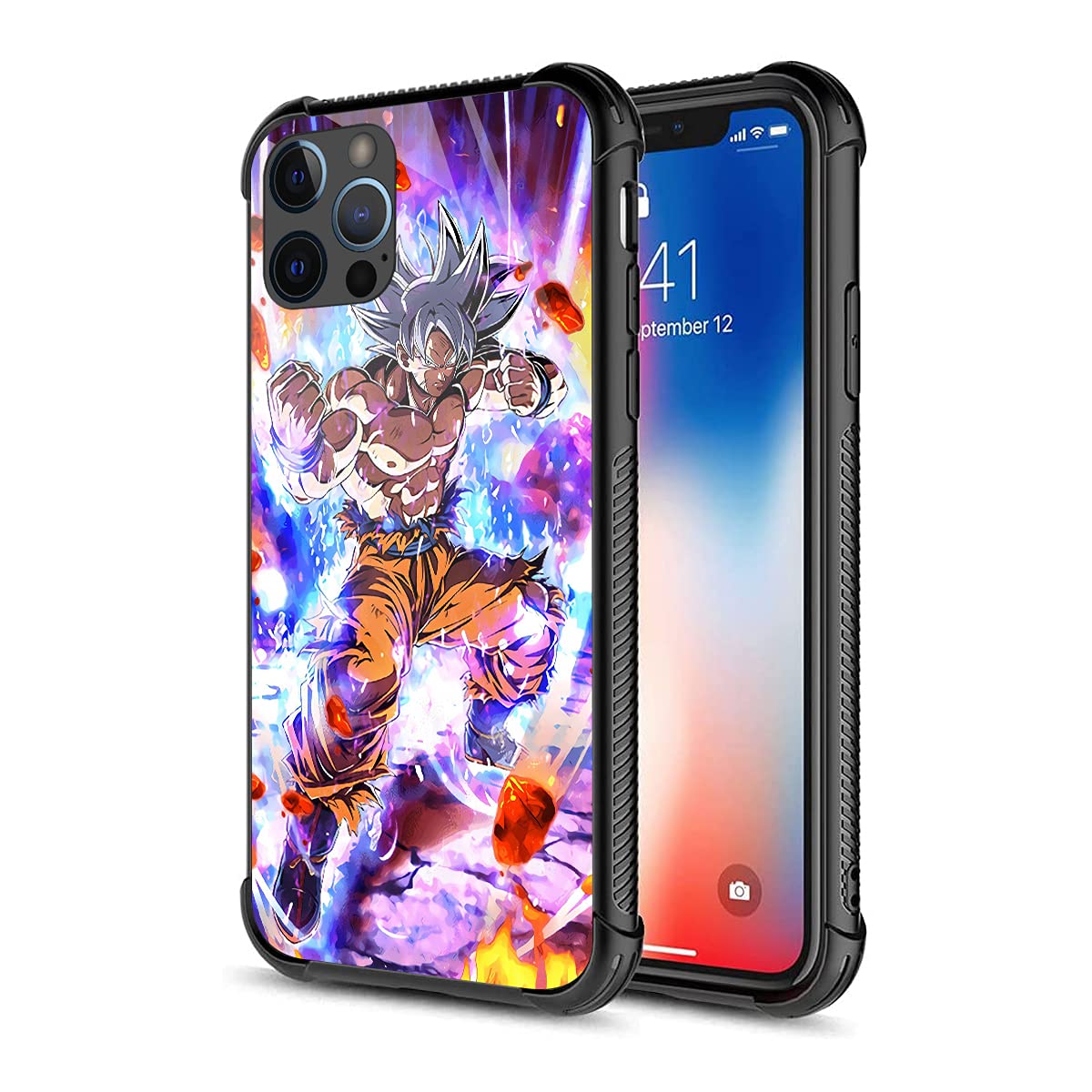 FUTURECASE iPhone 11 Case with Tempered Glass Screen Protector - Shockproof Slim Protective Cover for iPhone 11 (6.1 Inch) - Perfect for Everyday Use, Work & Outdoor Activities