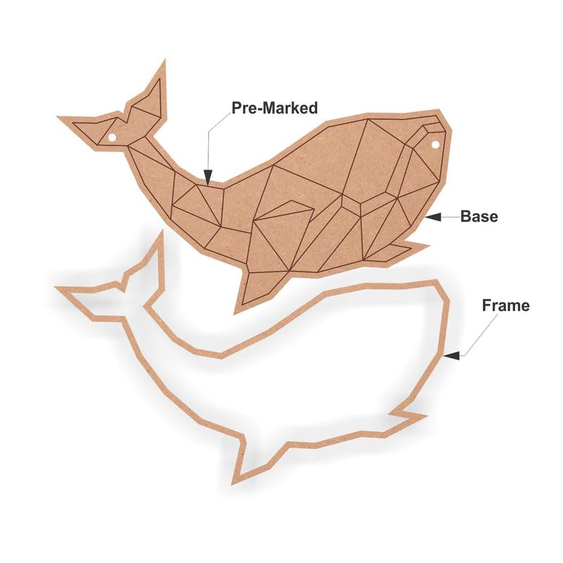 **Wooden Butterfly Puzzle for Kids - Montessori Learning Educational Toy, 15 Inch Butterfly Shape Puzzle for Boys & Girls - Perfect Christmas & Birthday Gift for Toddlers (Whale Design) | Fun Classroom & Homeschool Activity, Creative Playtime for Early Childhood Development**