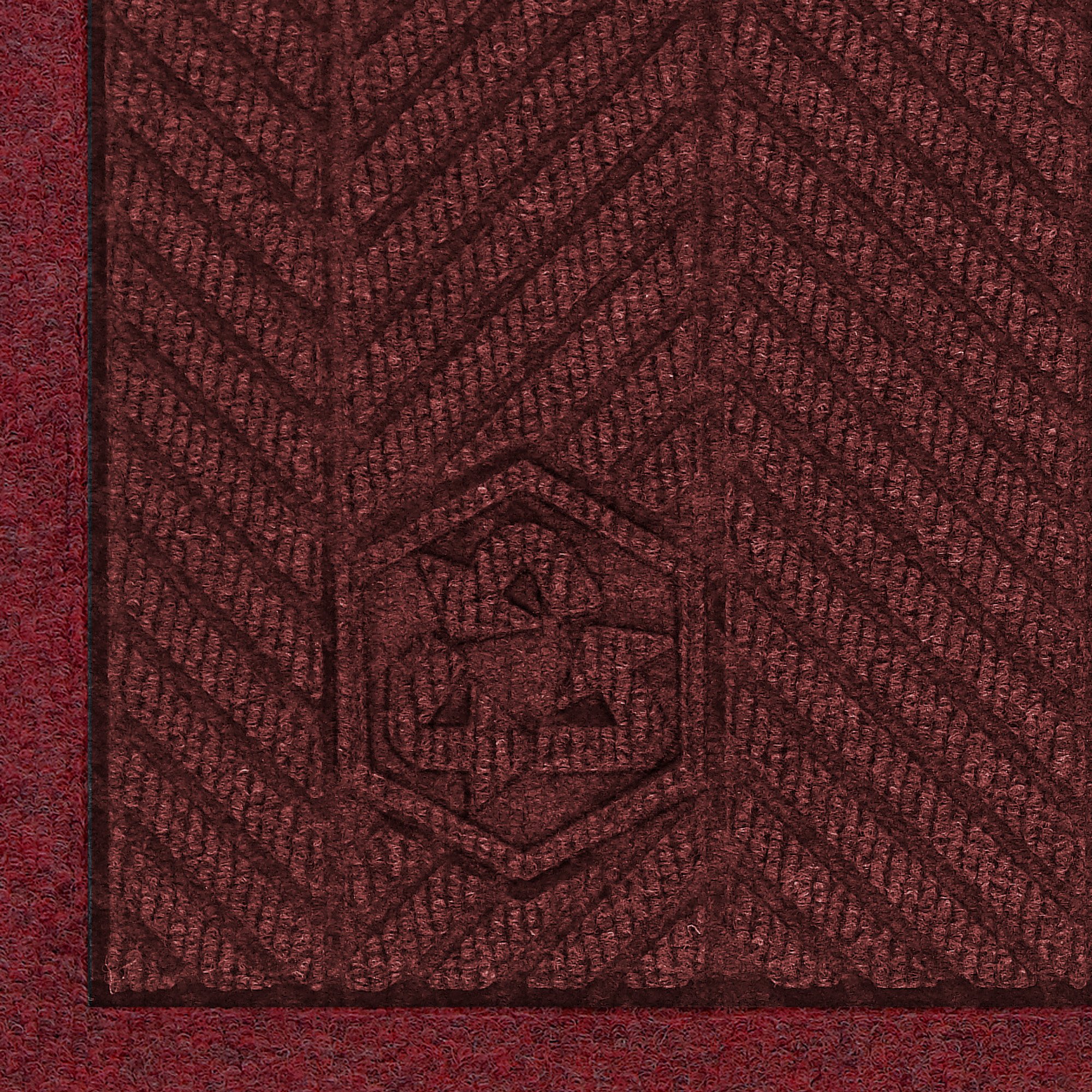Premium M+A Matting 2241 Waterhog Eco Elite Fashion PET Polyester Fiber Indoor/Outdoor Doormat - Non-Slip SBR Rubber Backing, 8.4' x 4', 3/8