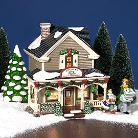 Dept. 56 Country Quilts & Pies - Handcrafted Ceramic Collectible Figurines for Home Decor, Christmas Village Display, and Seasonal Tabletop Decorations