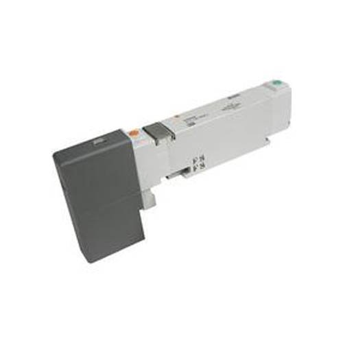 SMC VQC2100N-5C1 Single Solenoid Valve - 5 Port 2 Position Plug-in Type for Pneumatic Systems - Ideal for Automation, Packaging, and Industrial Machinery