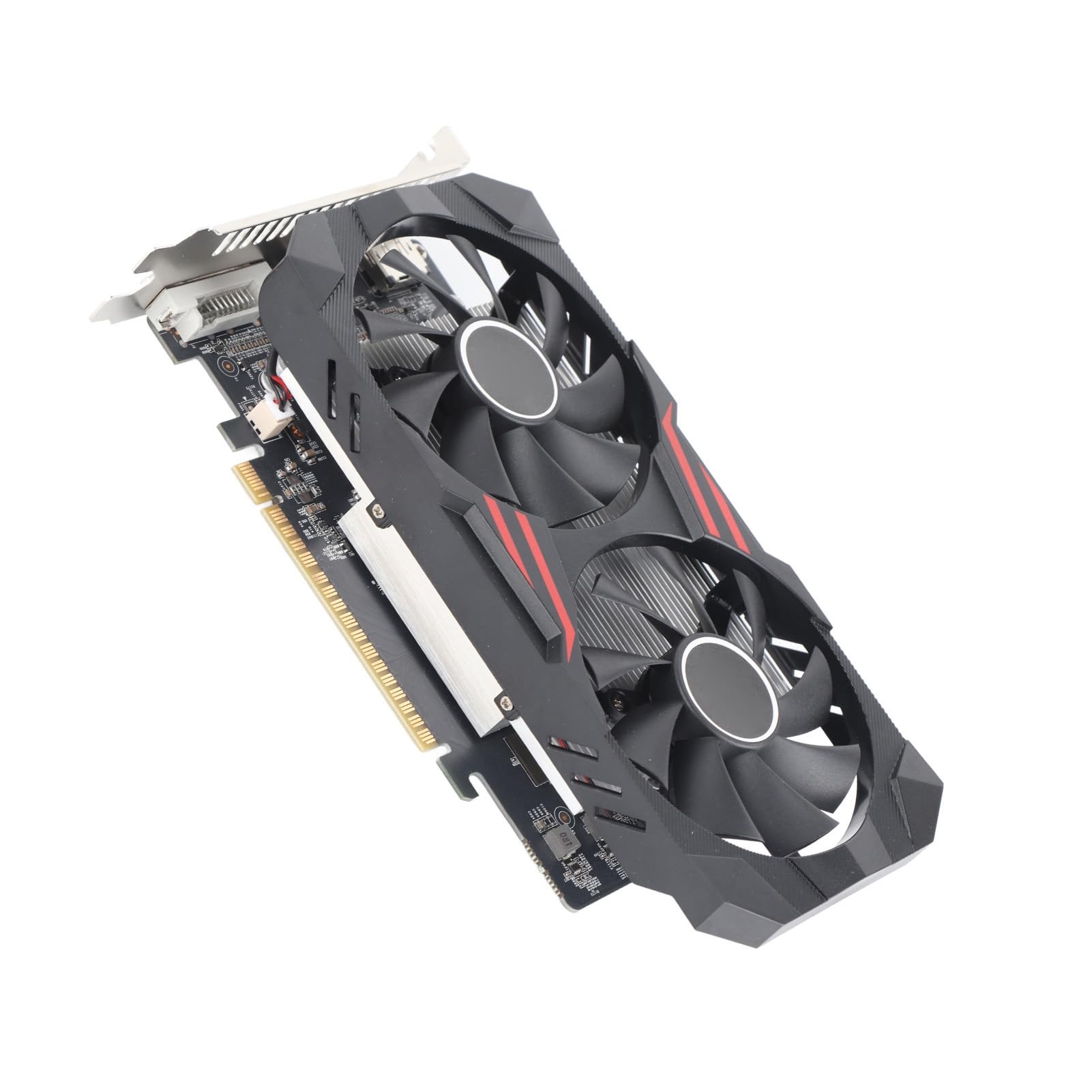 NVIDIA GeForce GTX 1050 Ti 4GB GDDR5 128-bit Gaming Graphics Card - PCIe 3.0 x16, Dual Fan Cooling, DVI & HDMI - High Performance GPU for PC Gaming, Video Editing & 4K Streaming