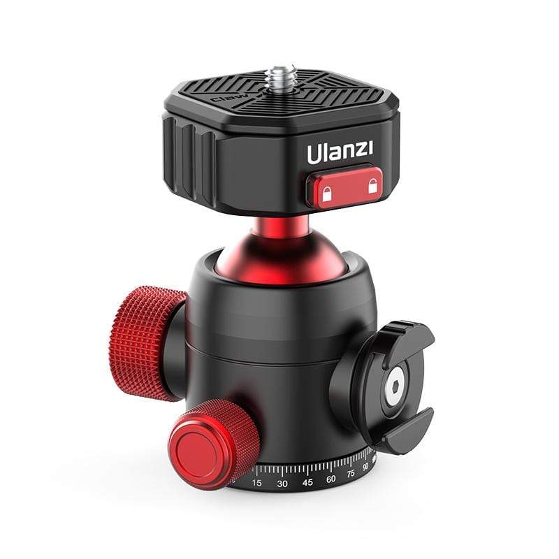 Ulanzi U 100 Claw Quick Release Ball Head 2305 - Professional Camera Tripod Mount for DSLR, Mirrorless & Action Cameras - Perfect for Vlogging, Photography & Outdoor Shooting