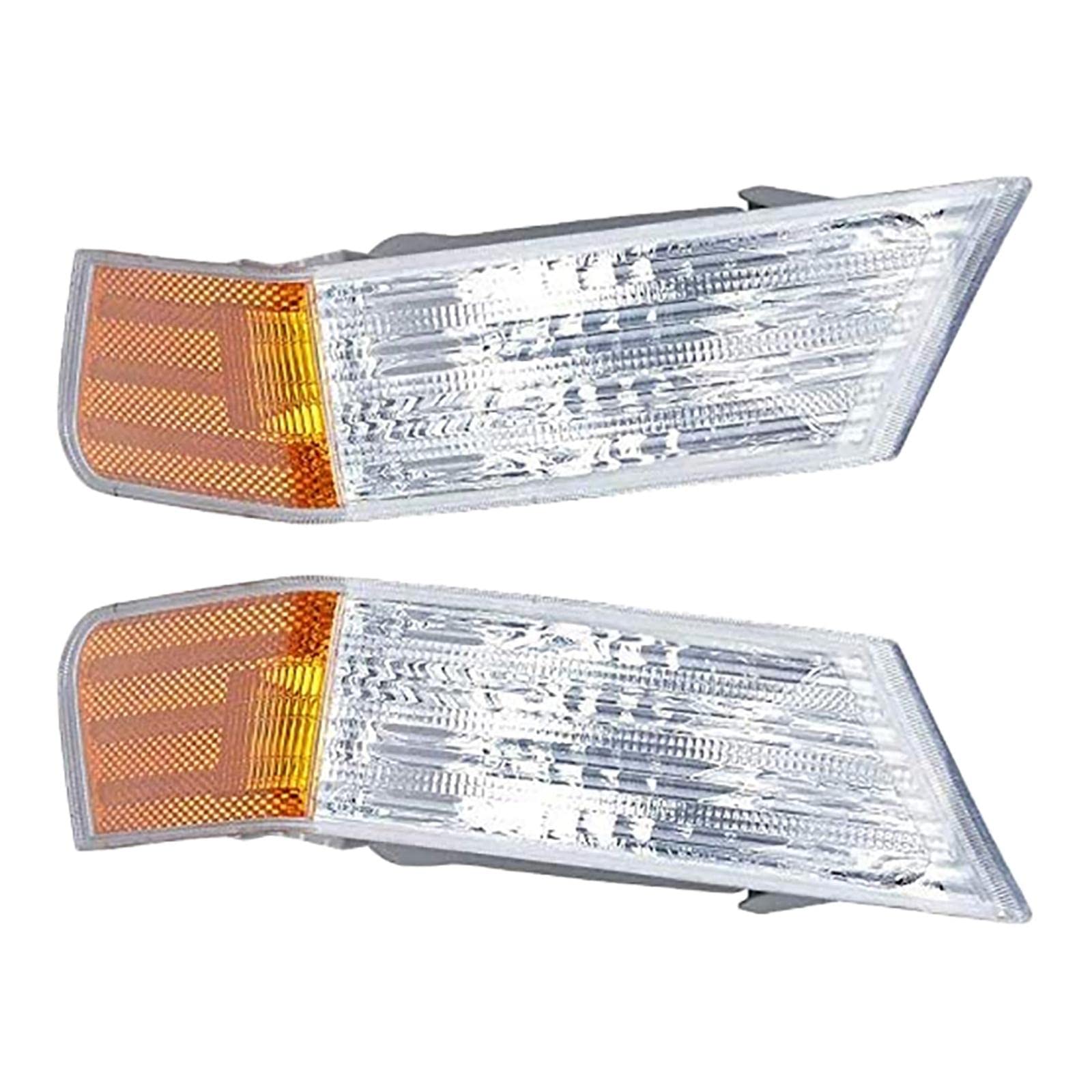 MERIGLARE Pair of Parking Lights 68004181AB & 68004180AB - Compatible with K68004181AA, K68004180AA, 00K68004181AC, 00K68004180AC - Front Turn Signal Indicator Lights for Cars, Trucks & SUVs - Perfect for Night Driving & Enhanced Vehicle Visibility