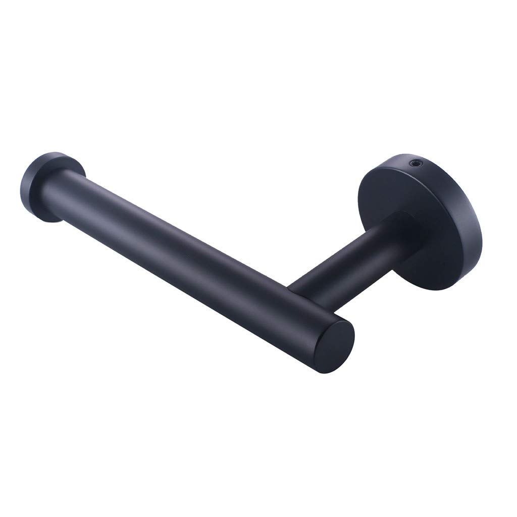Stainless Steel Toilet Paper Holder & Dispenser - Black for Bathroom & Kitchen Sink