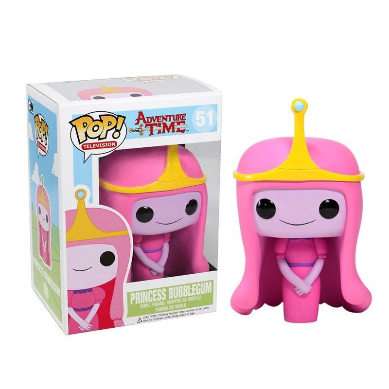 Adventure Time Princess Bubblegum Pop! Vinyl Figure Collectible Toy - Perfect for Fans, Gifts, and Display in Home or Office