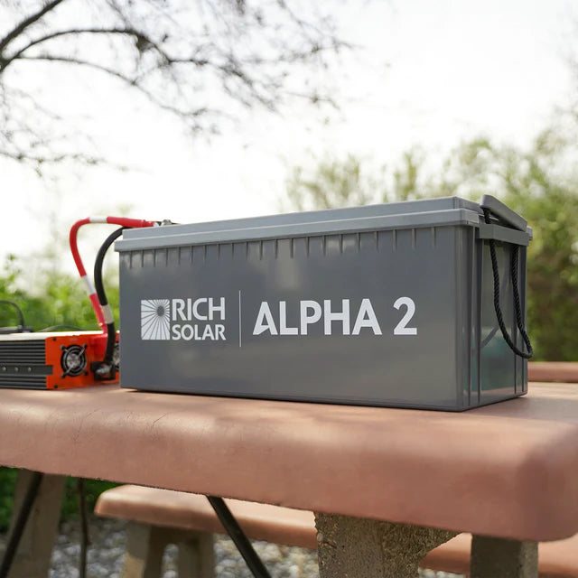 Rich Solar 12V 200Ah LiFePO4 Lithium Iron Phosphate Battery with Internal Heating & Bluetooth - Deep Cycle Solar Battery for RV, Marine, Off-Grid Power & Solar Energy Storage Systems