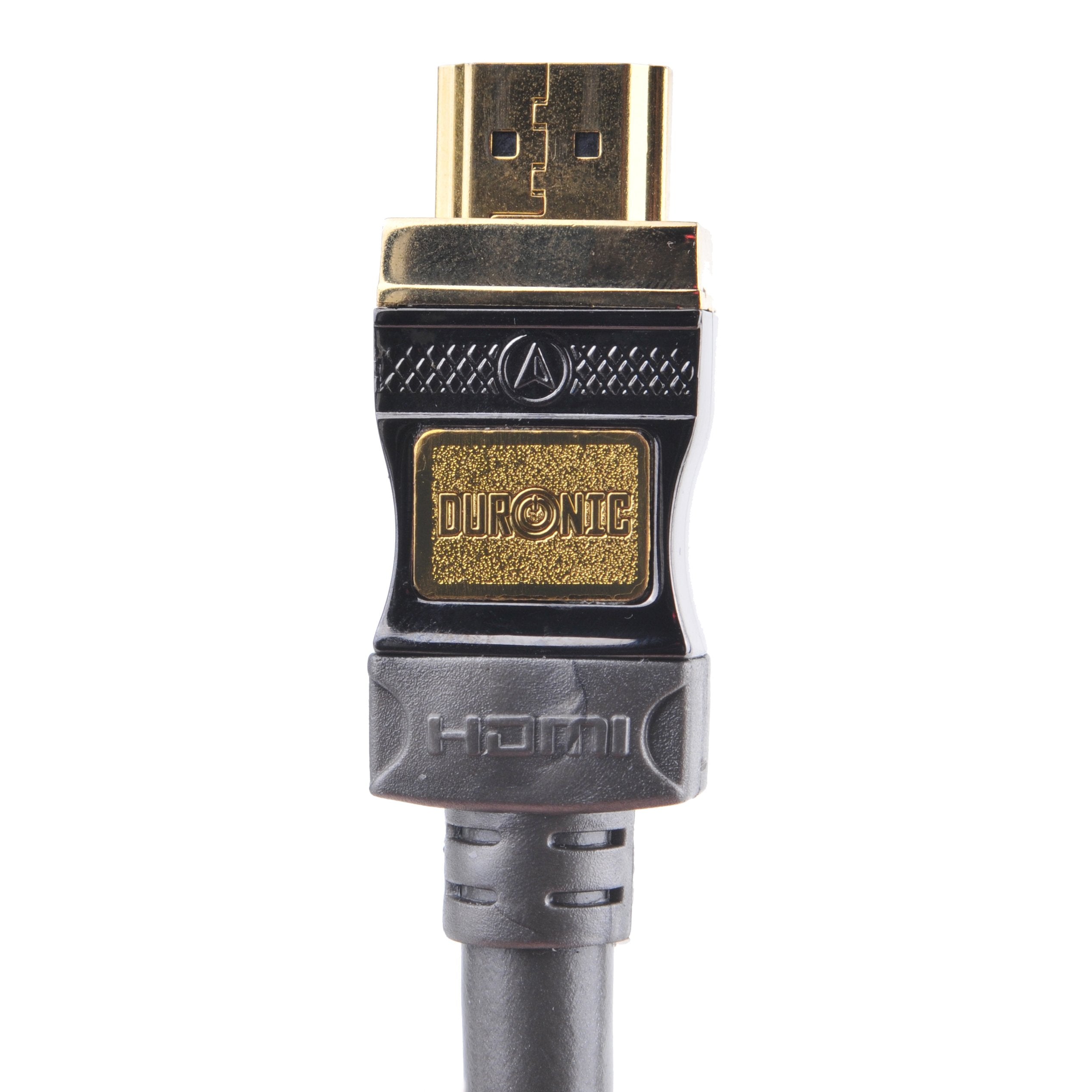 Duronic HDC50/2 High Speed HDMI 1.4 Cable 6ft - Gold Plated Connectors, Ethernet Support, 4K/3D/HDTV Compatible - Perfect for PS3, Plasma, LCD, LED TVs, Gaming & Home Theater Systems
