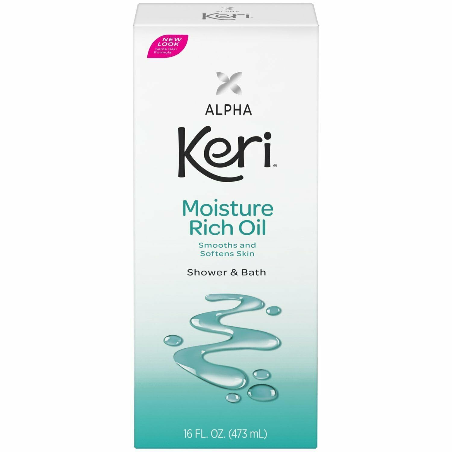 Alpha Keri Shower & Bath Moisture Rich Oil - 16 oz (Pack of 11) | Hydrating Body Oil for Dry Skin | Perfect for Post-Shower Moisturizing & Relaxing Bath Time