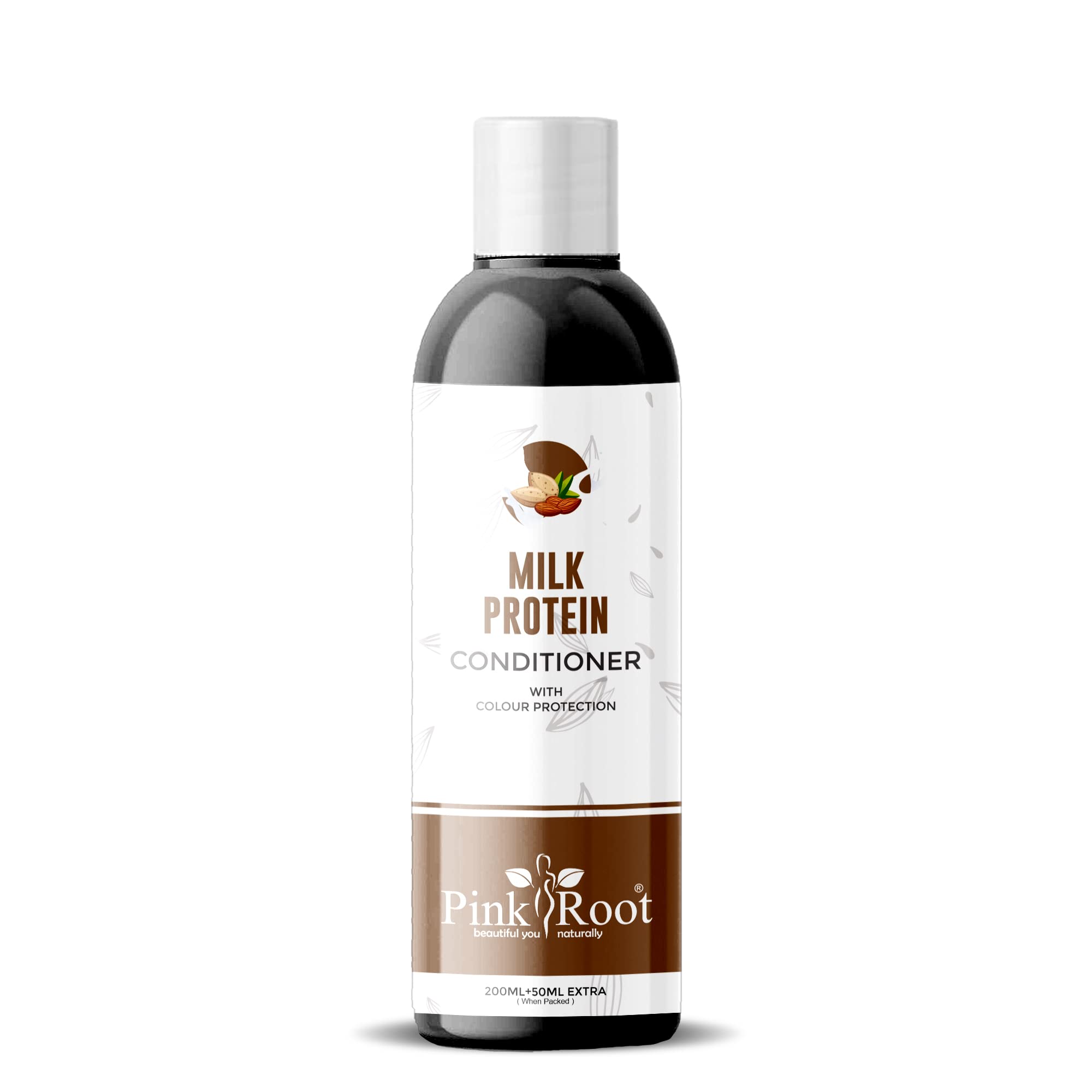 Pink Root Milk Protein Hair Conditioner 250ml - Deep Moisturizing & Repair for All Hair Types - Perfect for Dry, Damaged & Color-Treated Hair